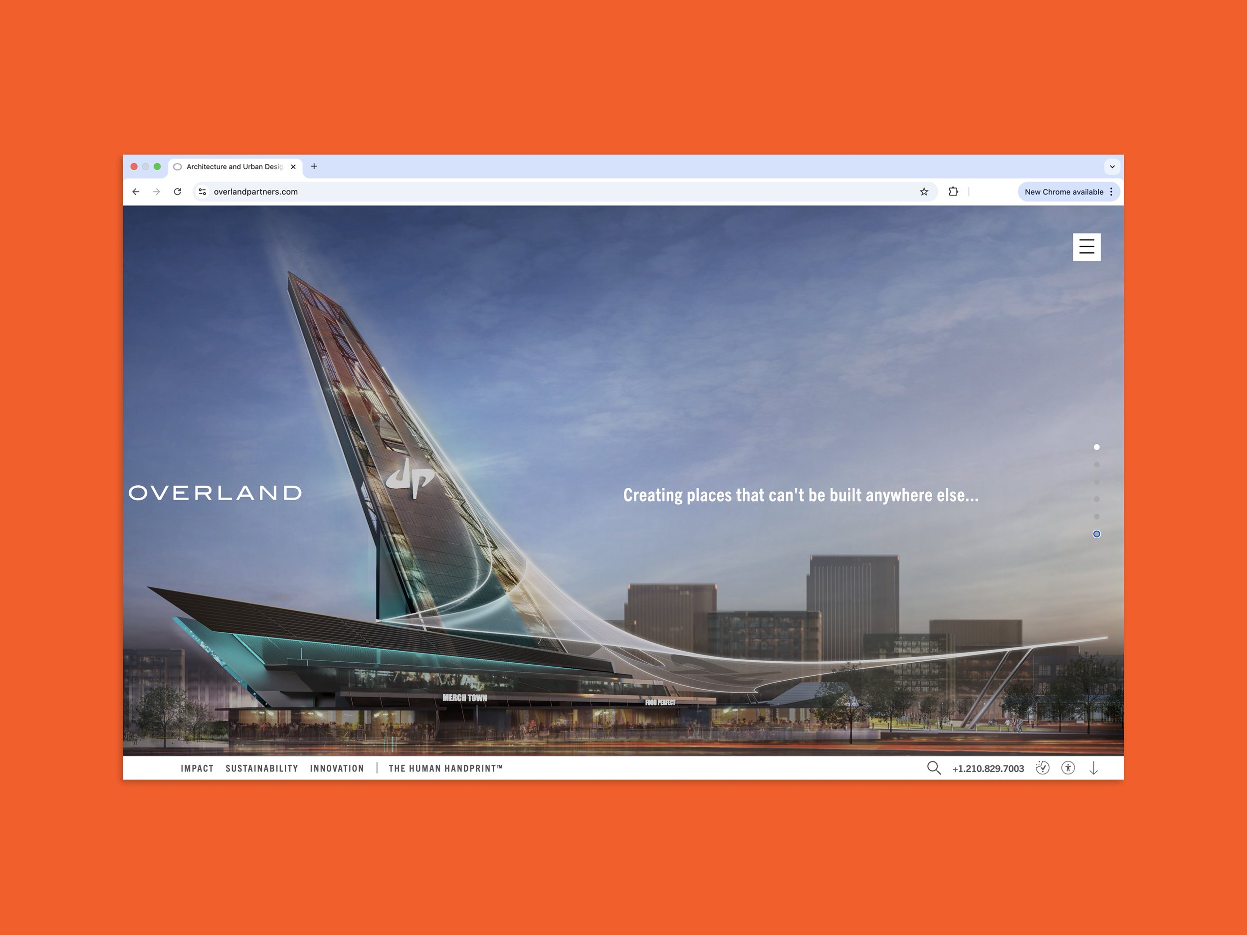 International Architecture Firm Website: Website Redesign