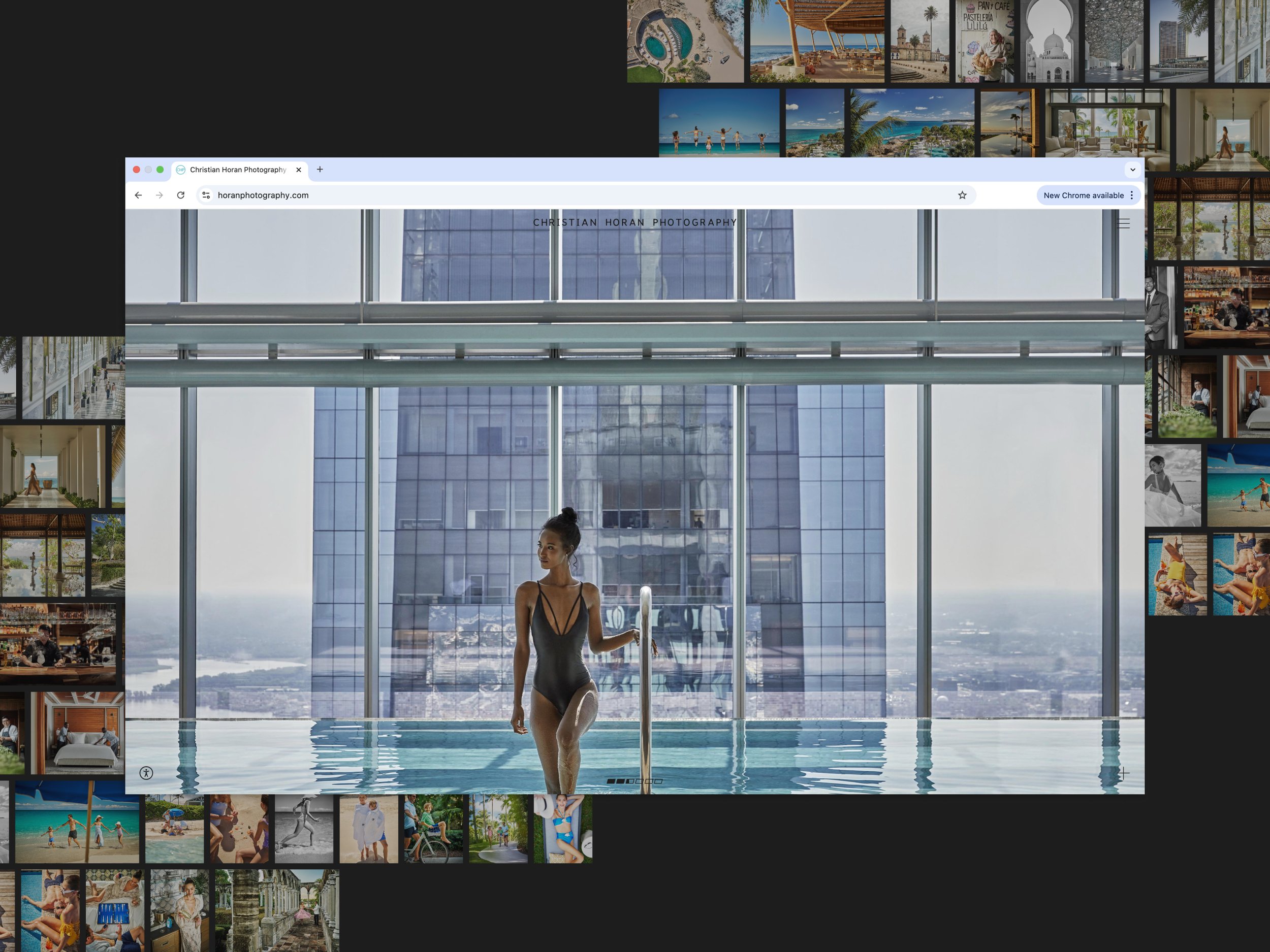 International Photographer Portfolio: UX & UI Design