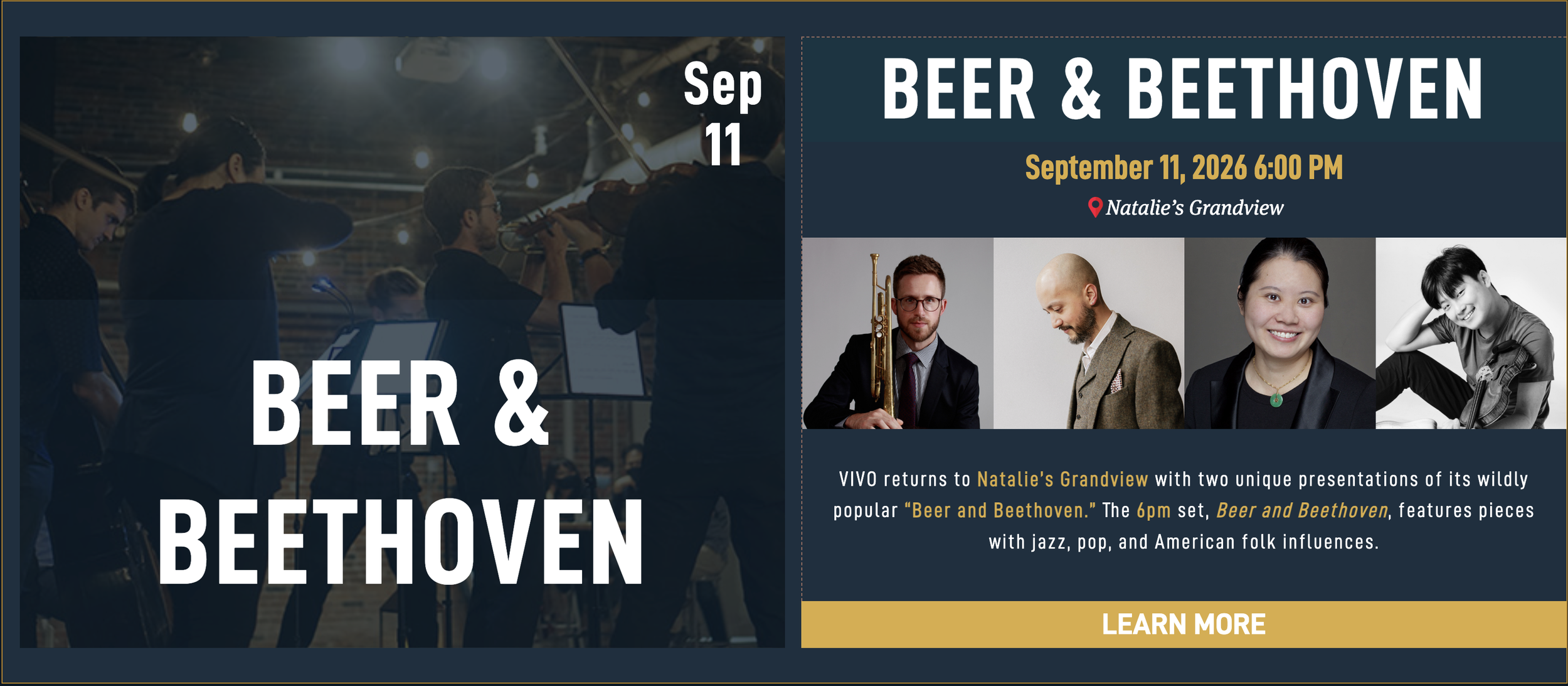 Vivo Festival: Beer and Beethoven Concert