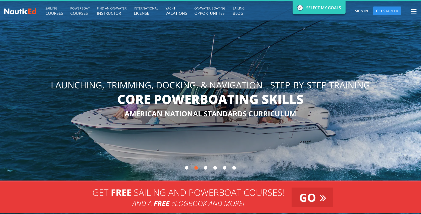 nauticed sailing school online website