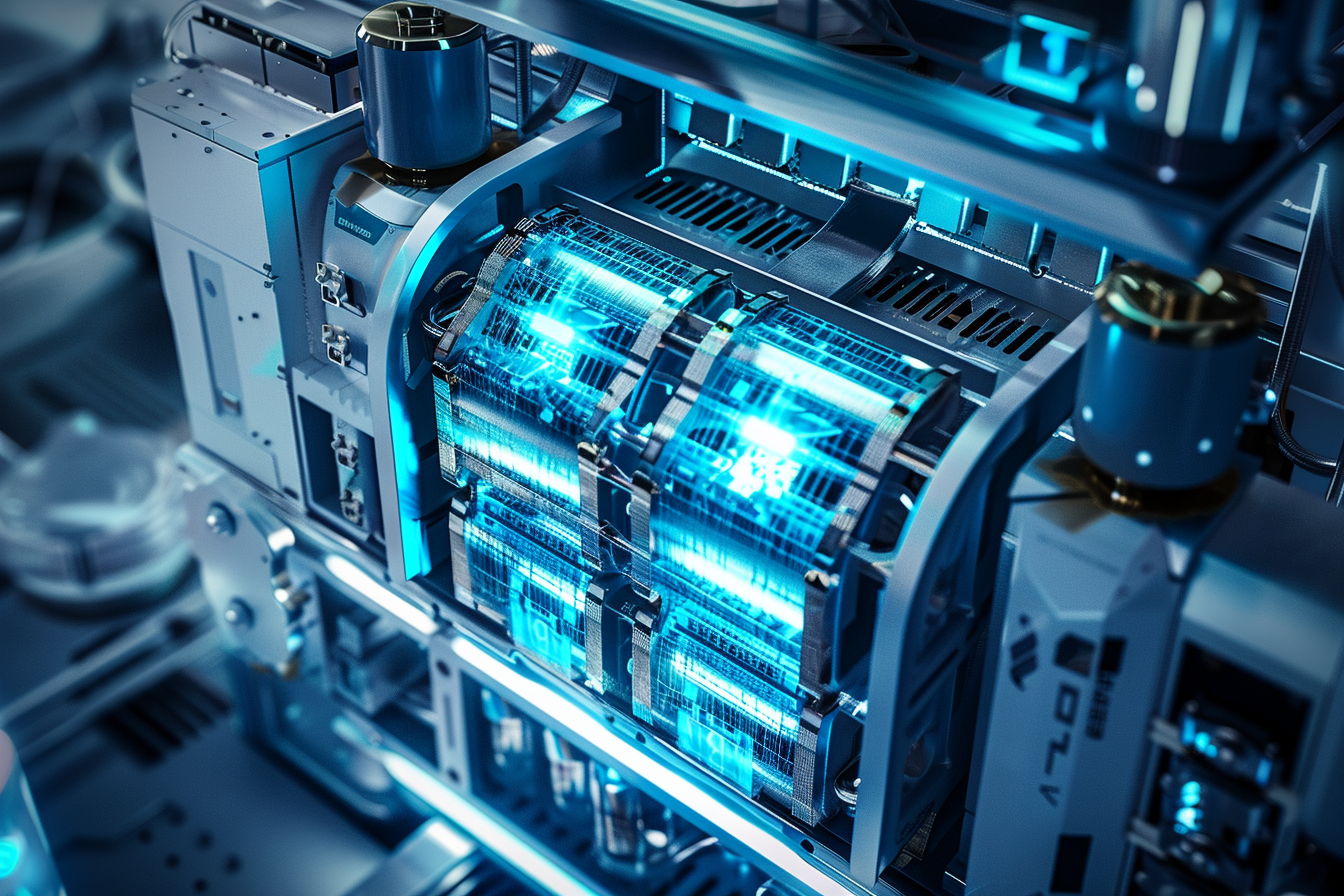 Vacuum pyrometallurgy test facility showing magnetic and electrostatic beneficiation equipment for asteroid ore processing with metallic samples in various refining stages
