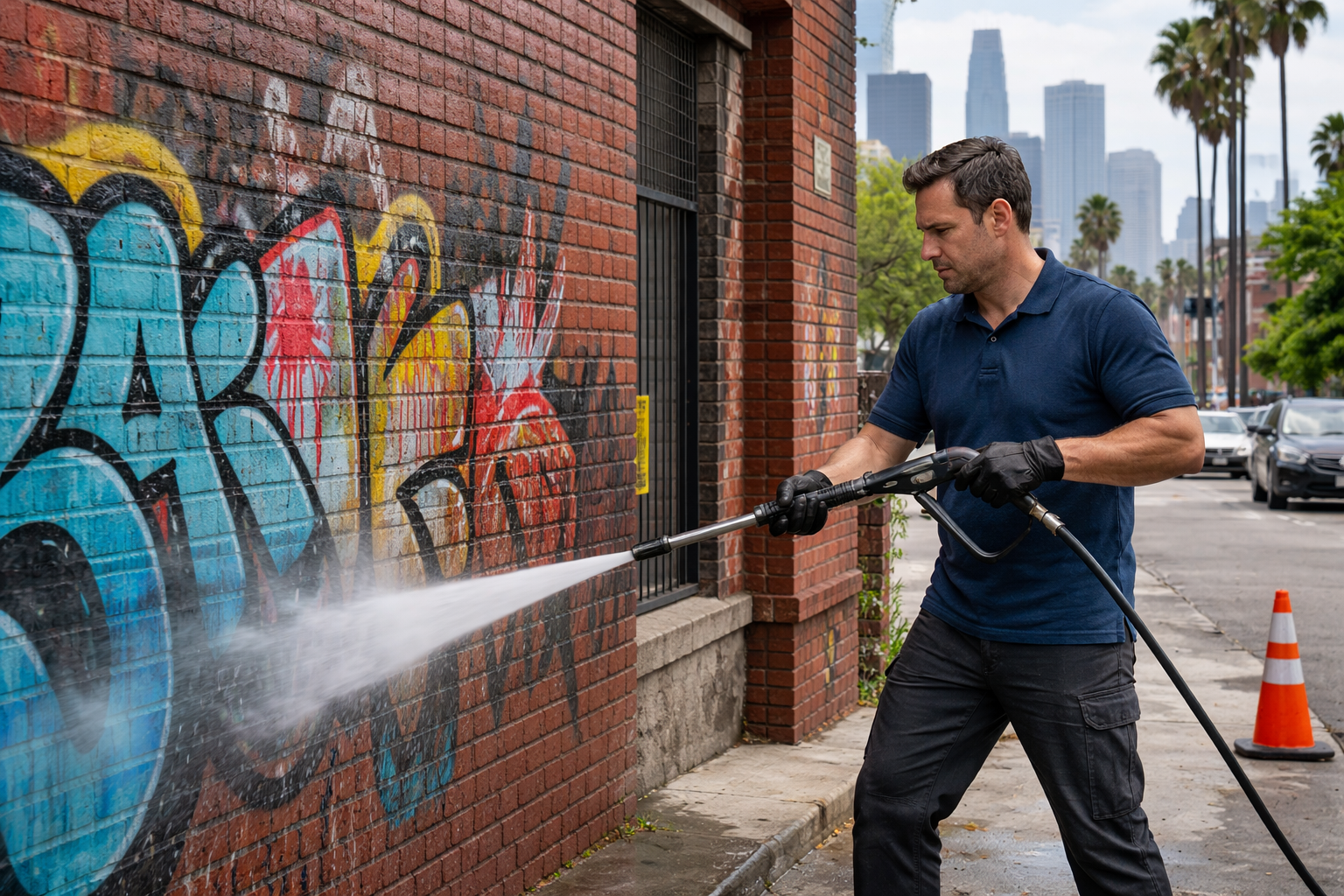Graffiti Removal Pressure Washing in Los Angeles: Fast Solutions for Commercial Properties