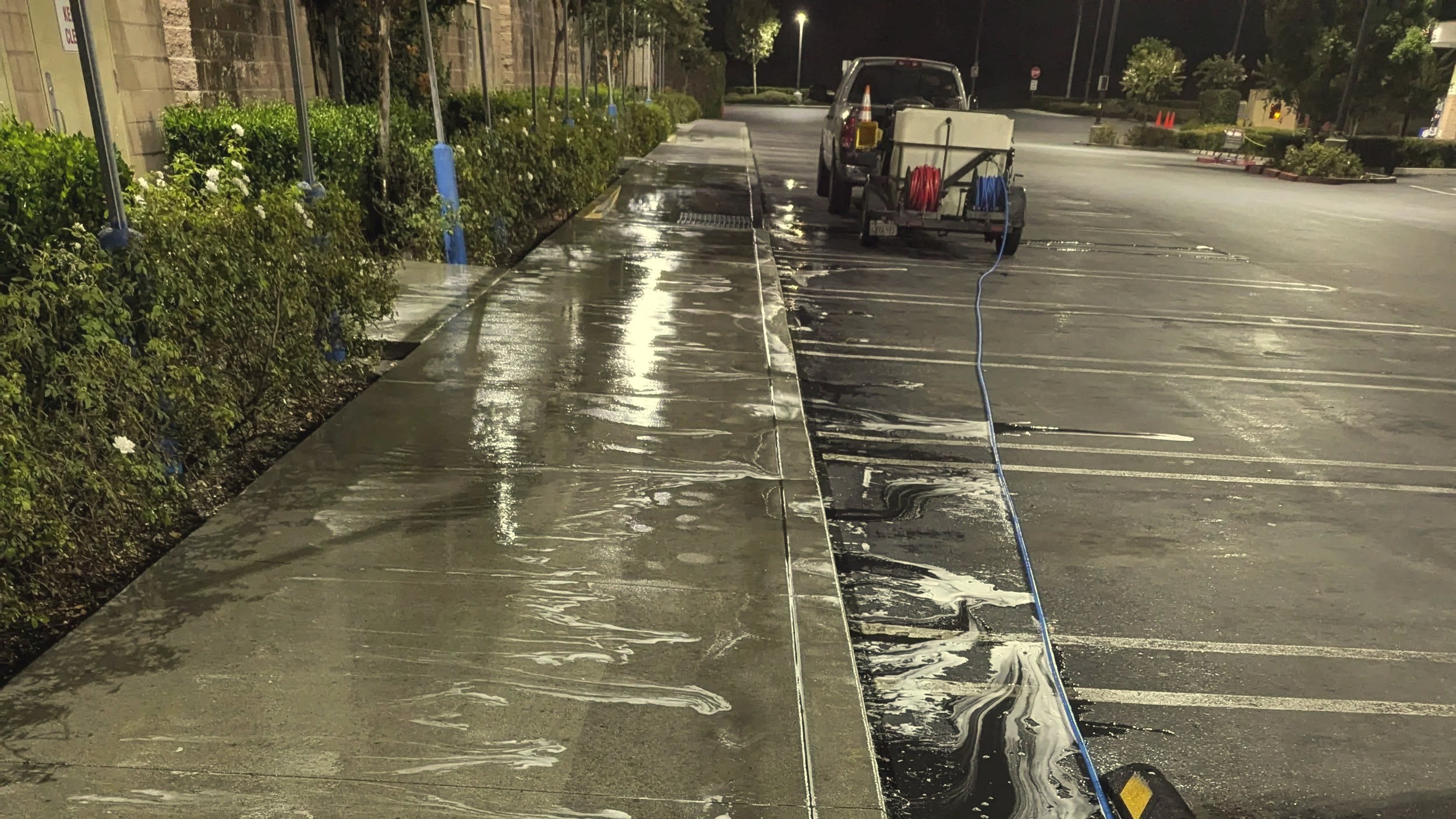 Parking Garage Cleaning in Los Angeles: Oil Stain Removal and Concrete Restoration