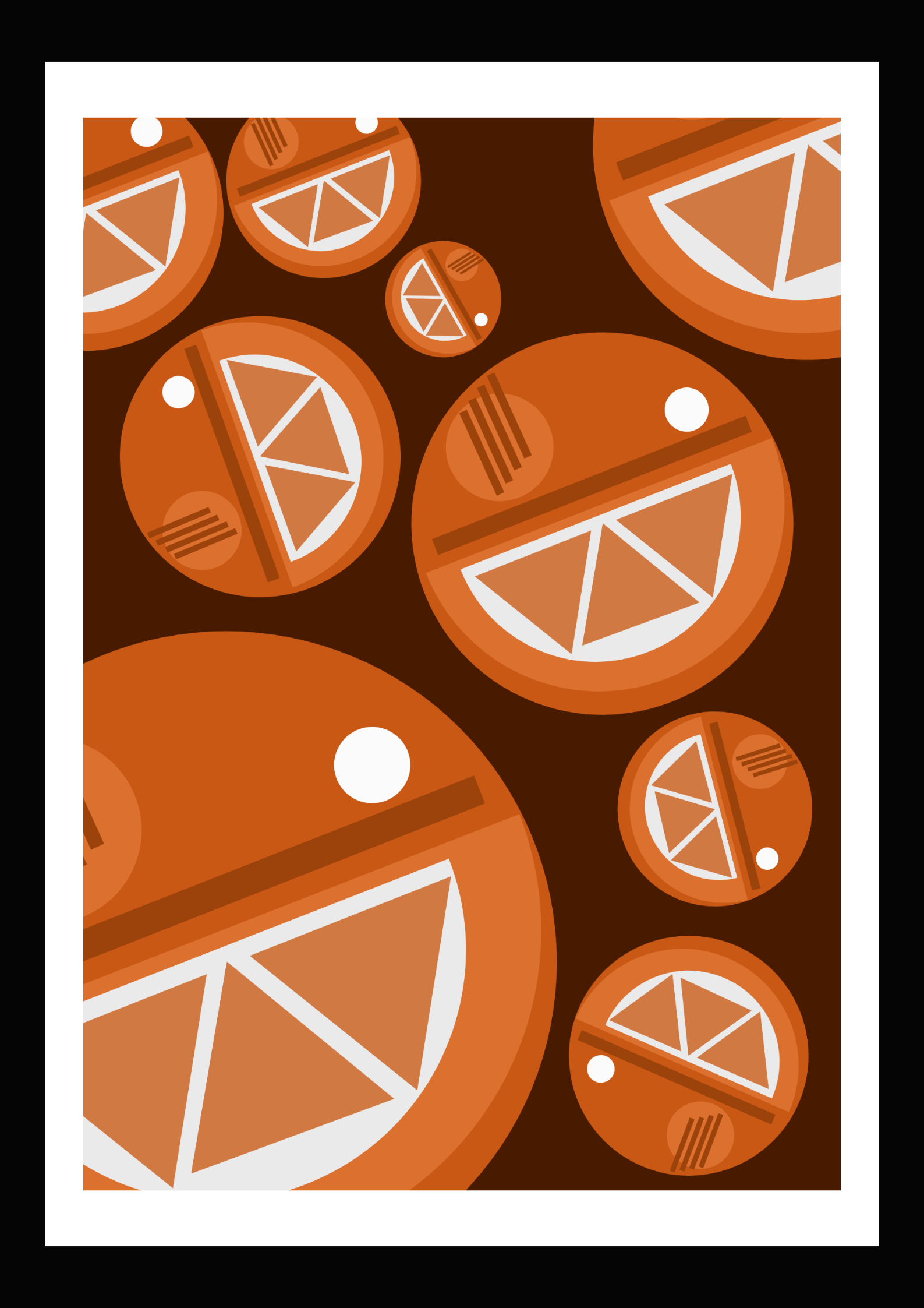 What have you dropped. A ORANGE?