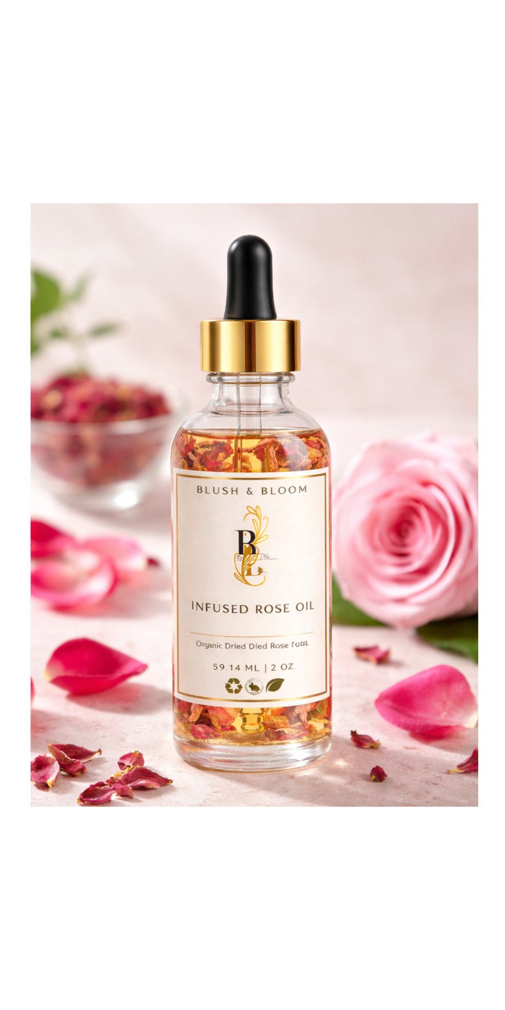 Infused Rose Body Oil