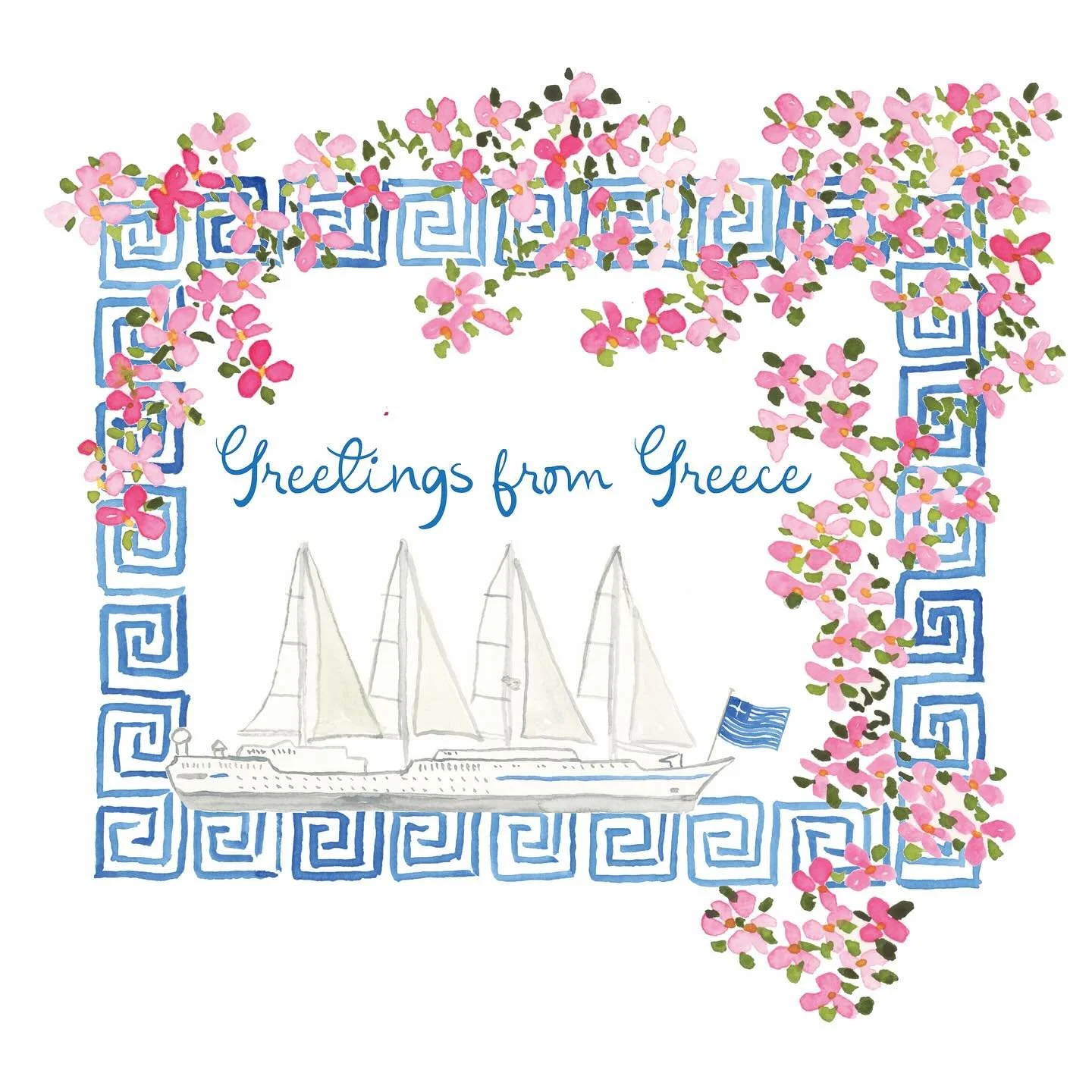 YASSOU! I&rsquo;m in Greece and will be out of the country until July 13. Expect delayed responses to emails and orders, but I&rsquo;ll be sharing inspiration photos in my stories! Follow along! OPA!! 🇬🇷