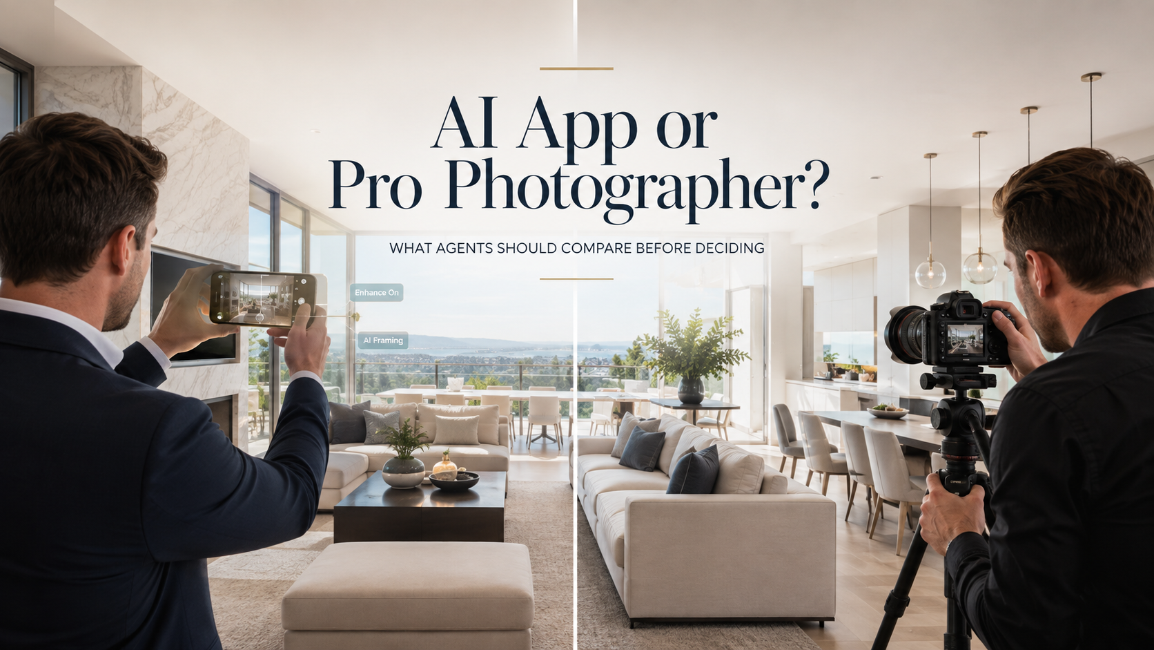 Can an AI iPhone App Replace a Real-Estate Photographer? What Agents Should Compare Before Deciding