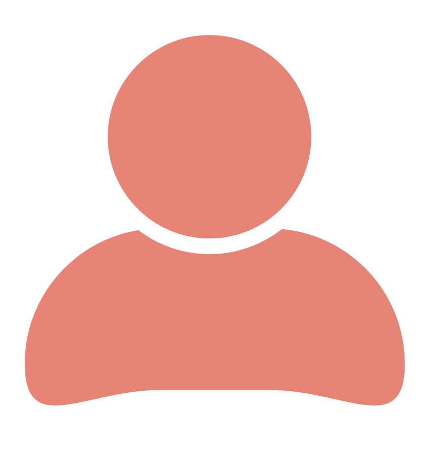 Silhouette of a person icon with a circular head and shoulders.