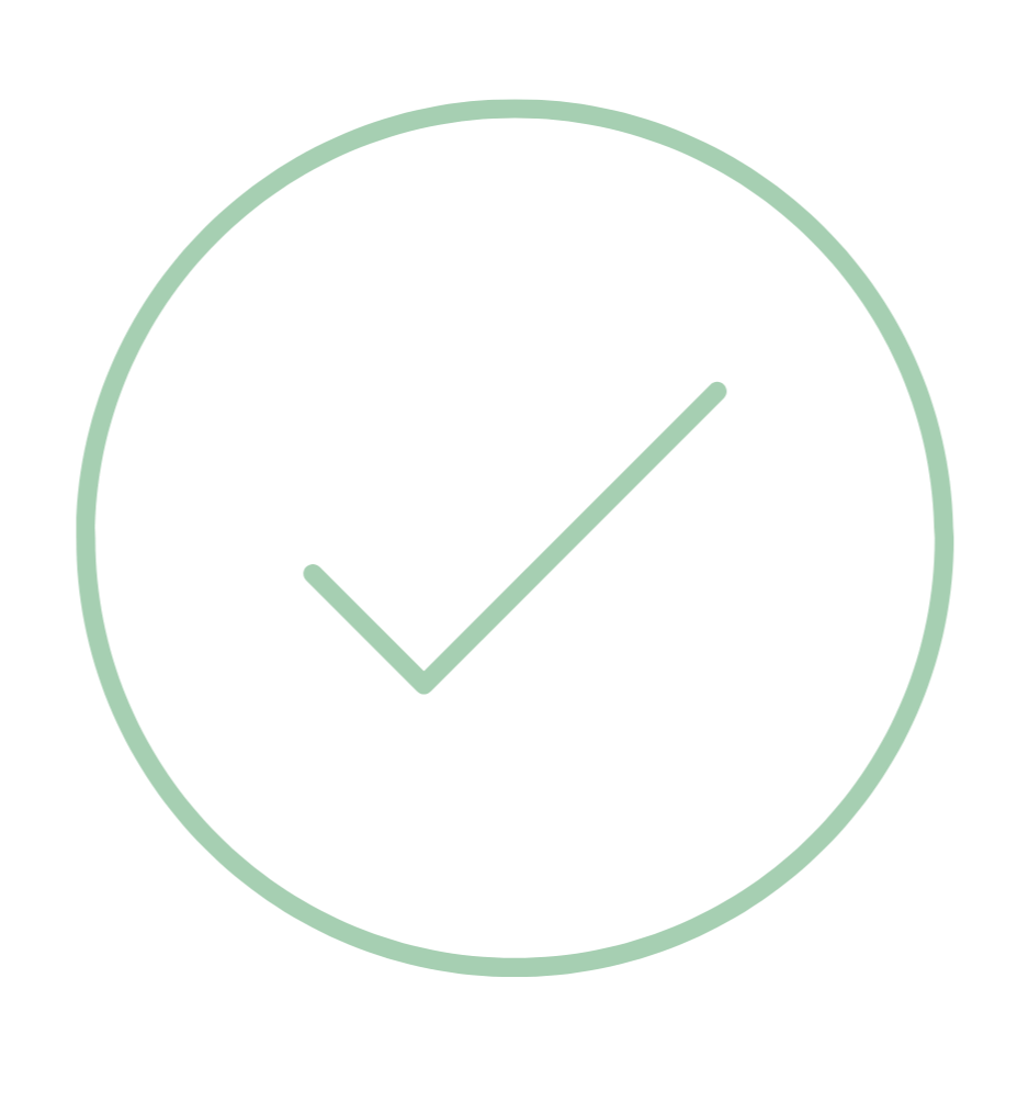 A clock with a black face and a light green outline and hands, showing the time as approximately 10:10.