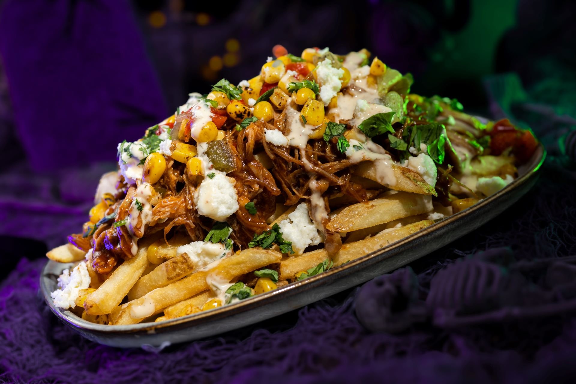 Chipotle BBQ Pork &amp; Street Corn Fries