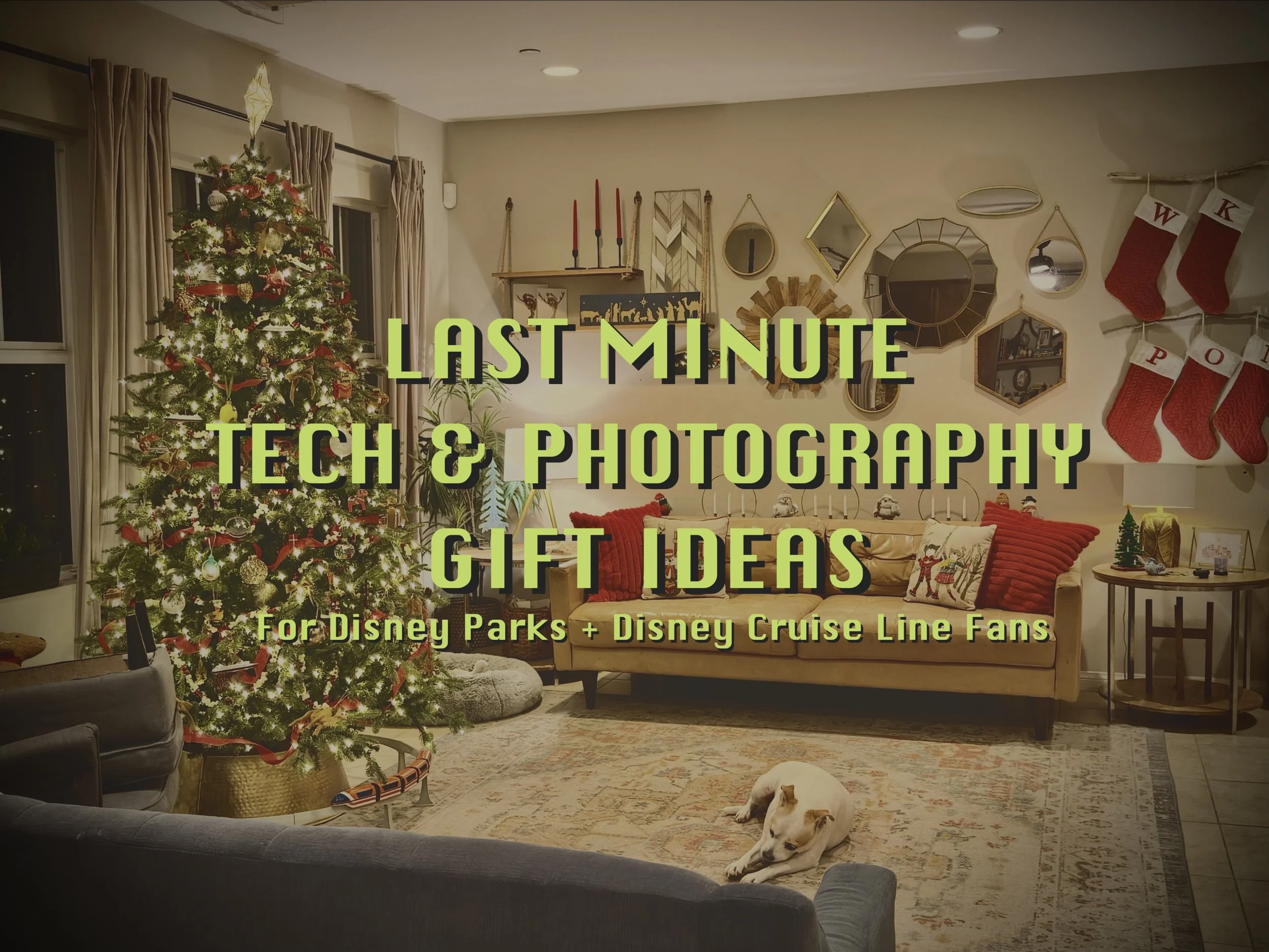 Last Minute Tech and Photography Gift Ideas for Disney Cruise Line and Disney Parks Fans