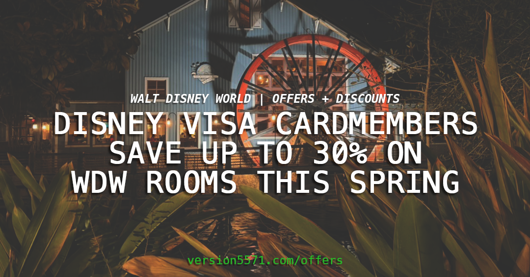 Disney Visa Cardmembers: Save Up to 30% on Rooms This Spring