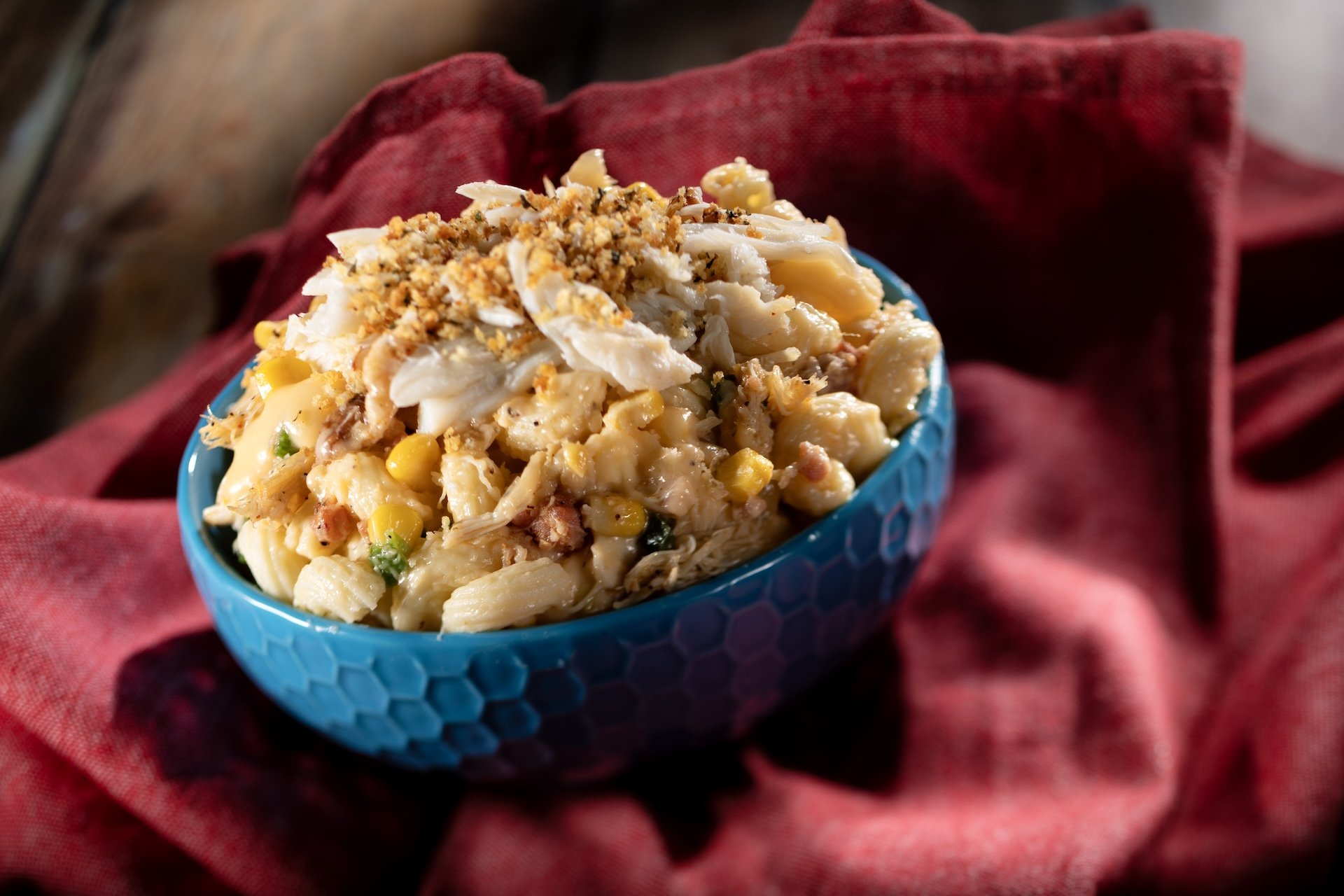🧀 Crab and Corn Macaroni and Cheese