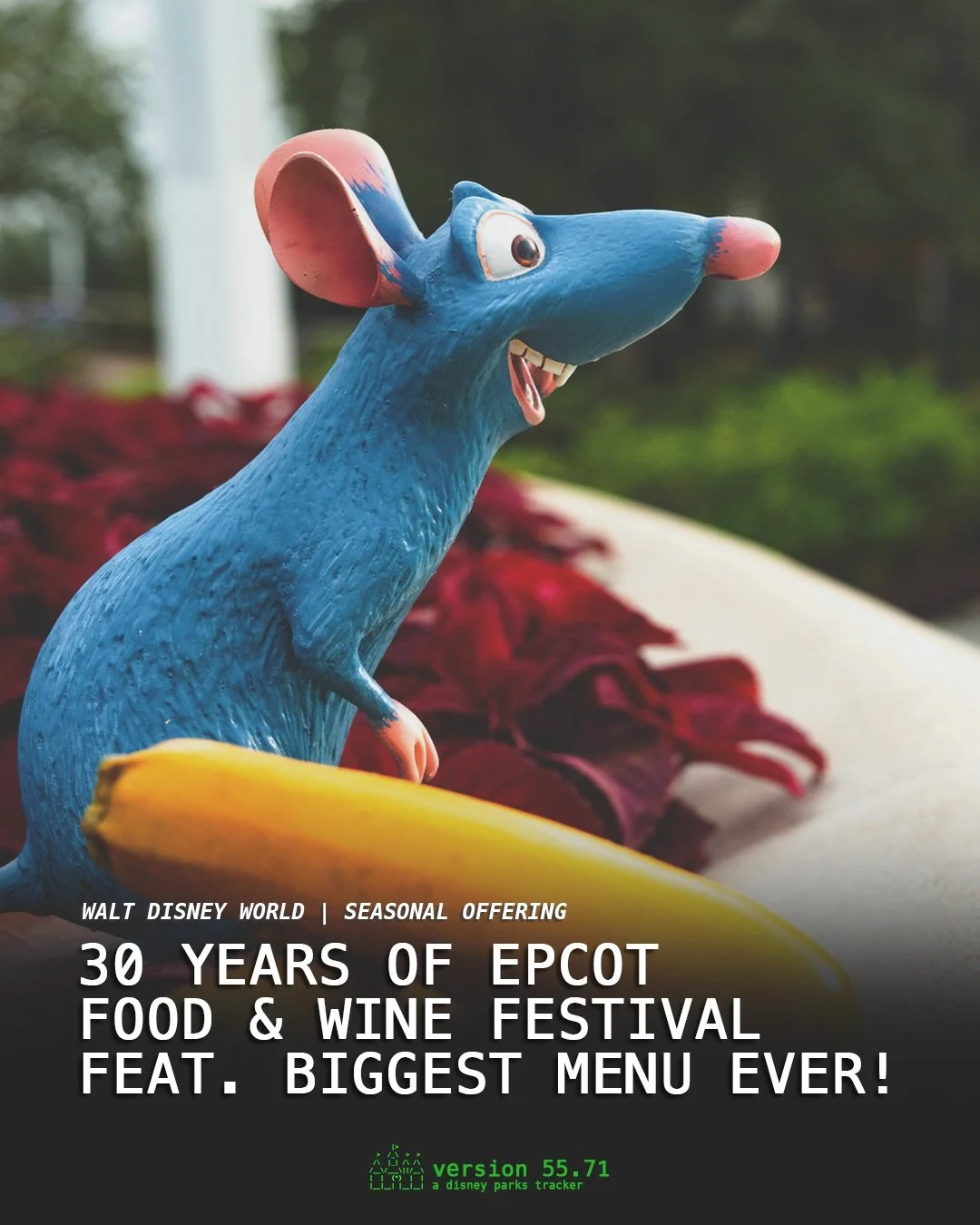 🧀🍷 EPCOT's Food and Wine Festival is celebrating 30 years! The epicurean playground started August 27, and the menu is bigger than ever, 200-plus dishes across 40 marketplaces. To keep track of it all we made an FREE interactive Snack Tracker with 