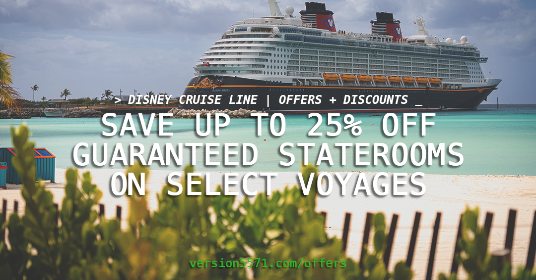 [UPDATED] Disney Cruise Line Is Offering Up To 25% Off Voyage Fare on Select Sailings