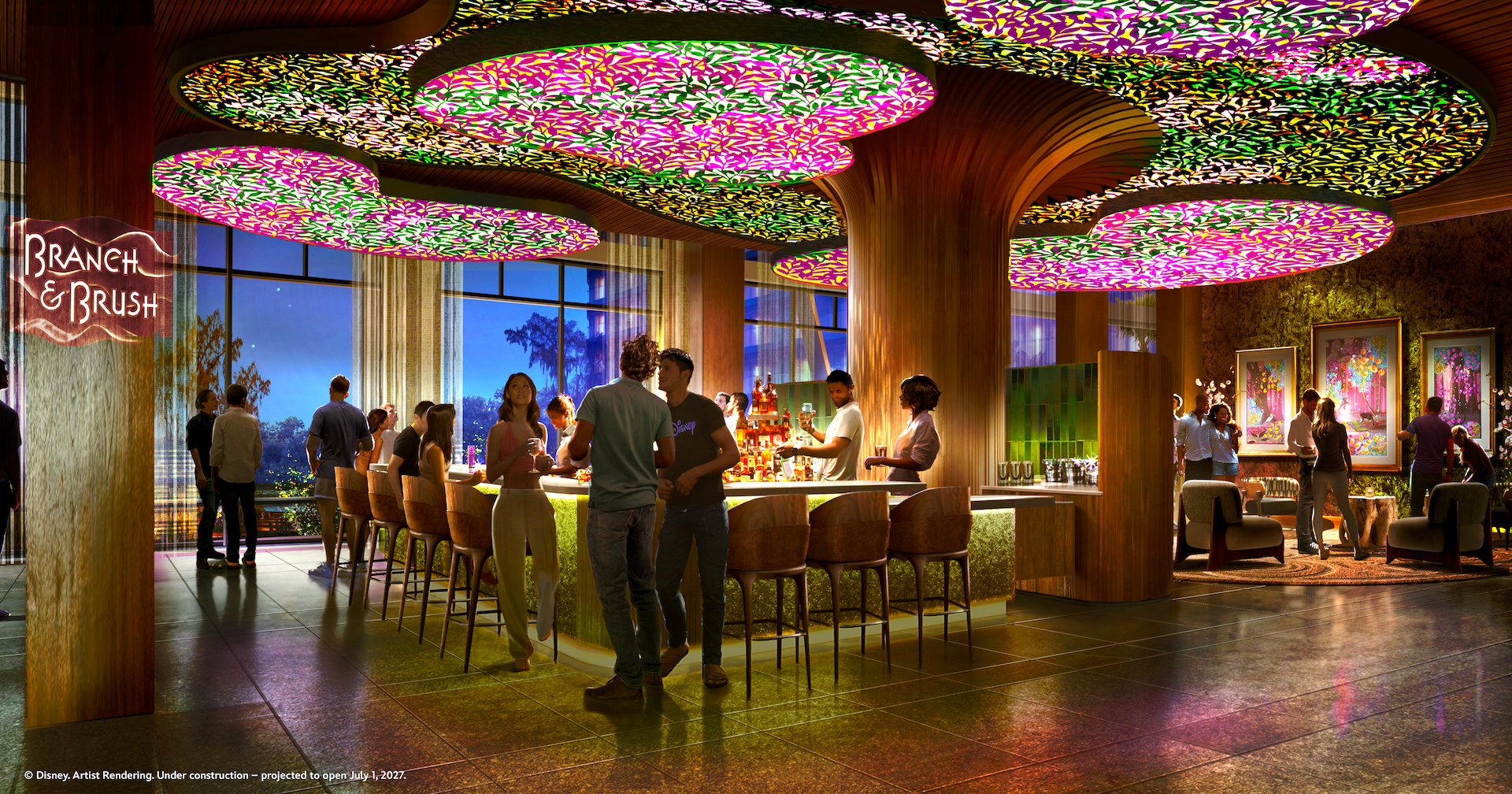 Branch &amp; Brush Reveal at Lakeshore Lodge - The Newest Walt Disney World Resort