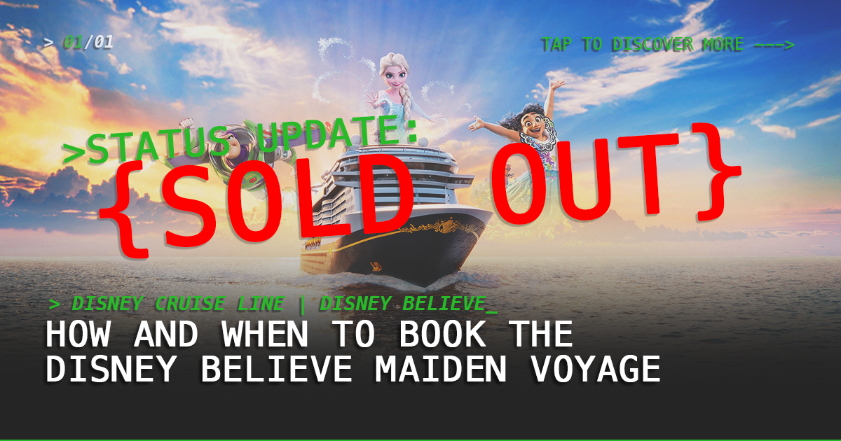 How to Book the [SOLD OUT] Disney Believe Maiden Voyage: Castaway Club Dates, Rooms + Tips