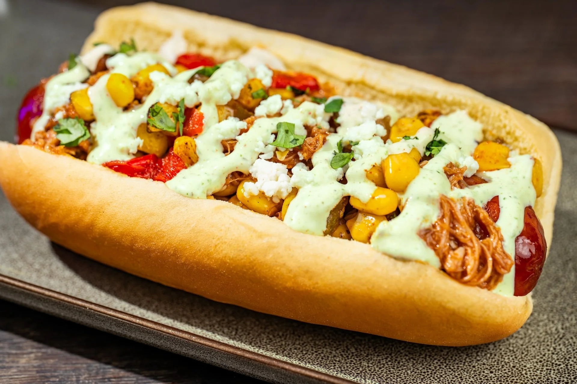 Chipotle Barbecue Pork and Street Corn Hot Dog Available during Mickey’s Not-So-Scary Halloween Party at Magic Kingdom