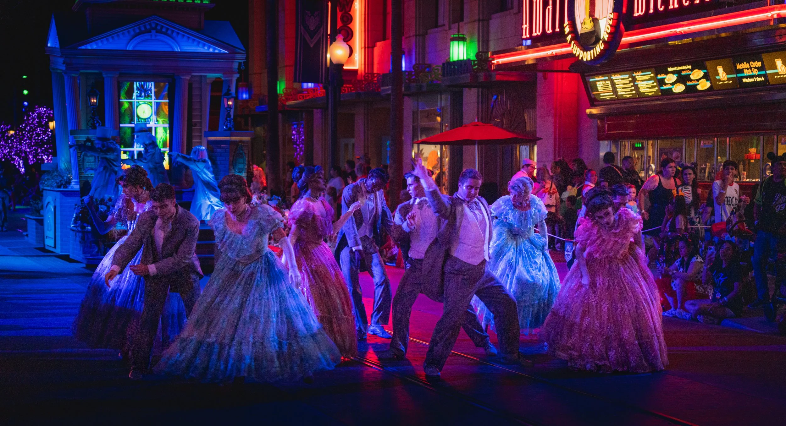 Haunted Mansion Ballroom Dancers at Oogie Boogie Bash