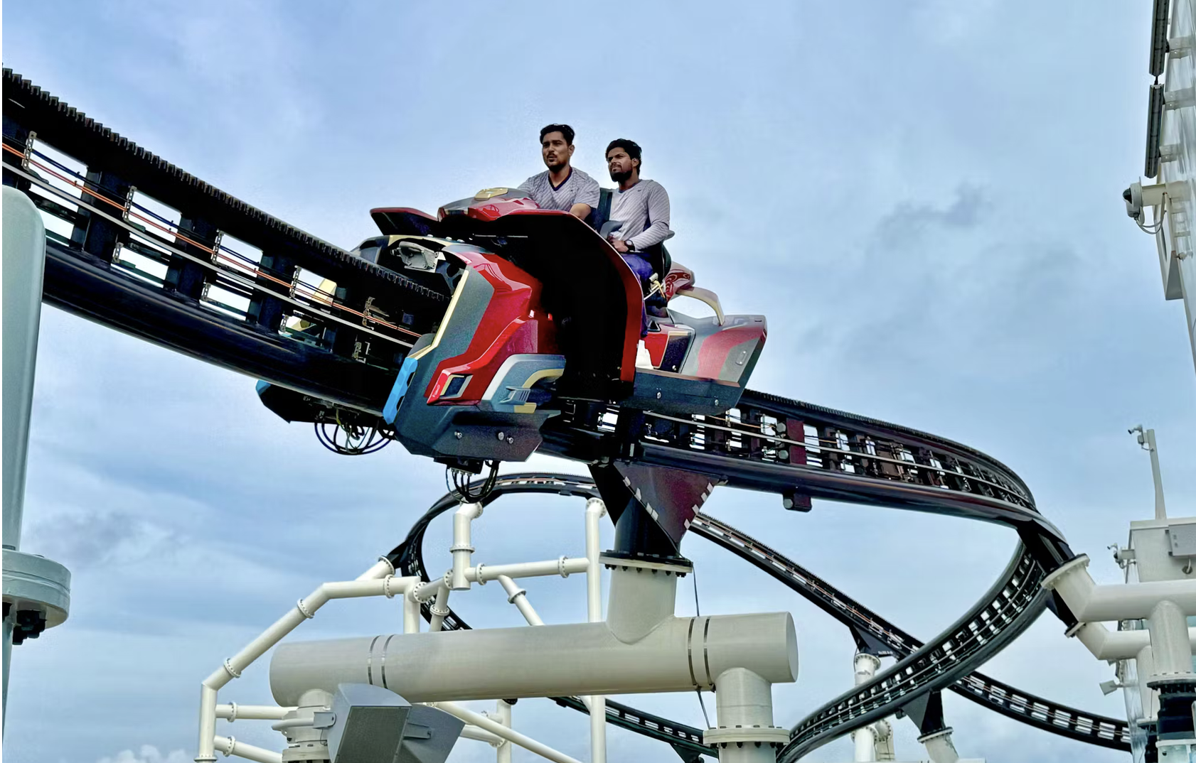 Ironcycle Test Run Attraction on Disney Adventure