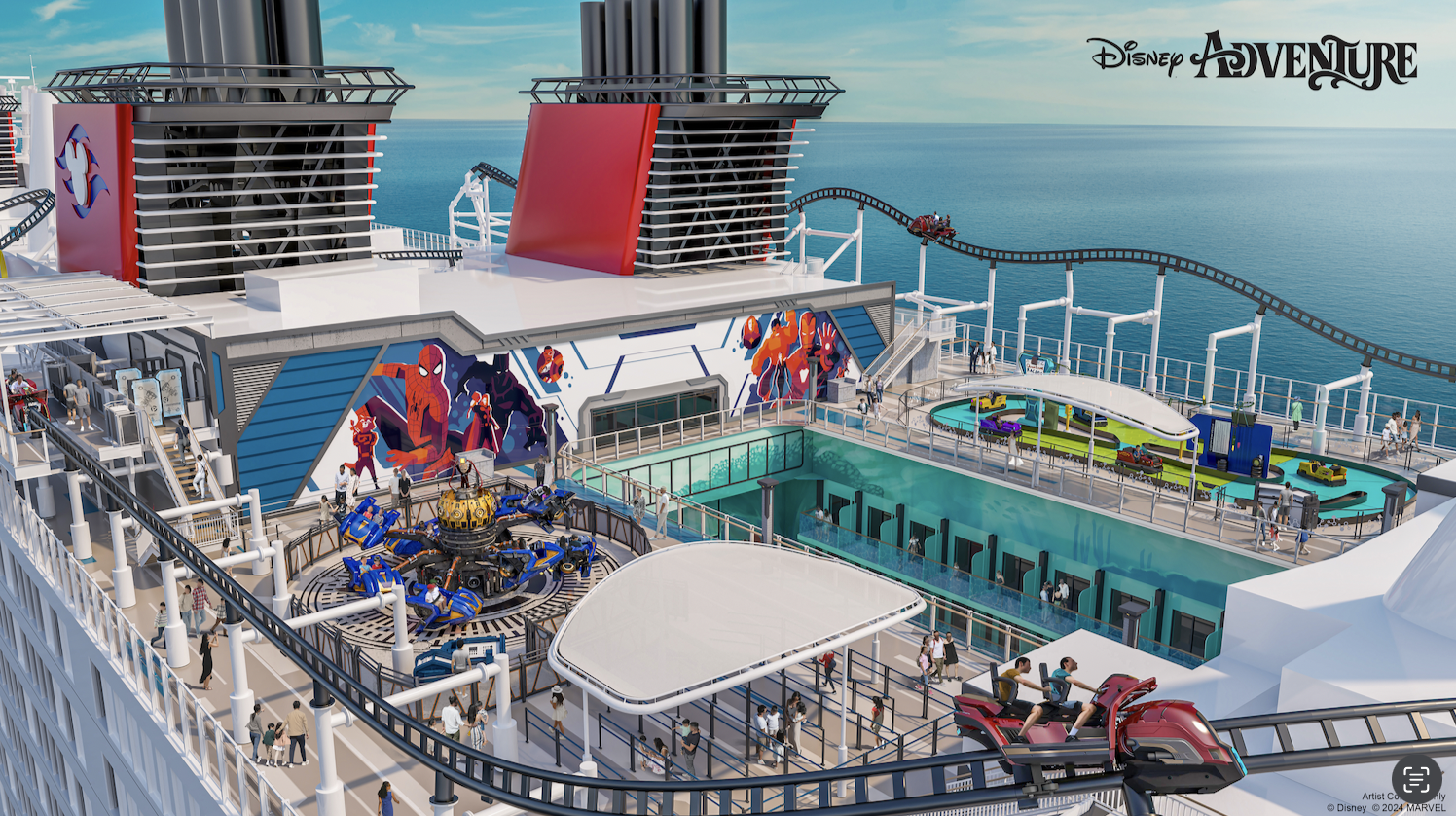 Marvel Landing on Disney Adventure