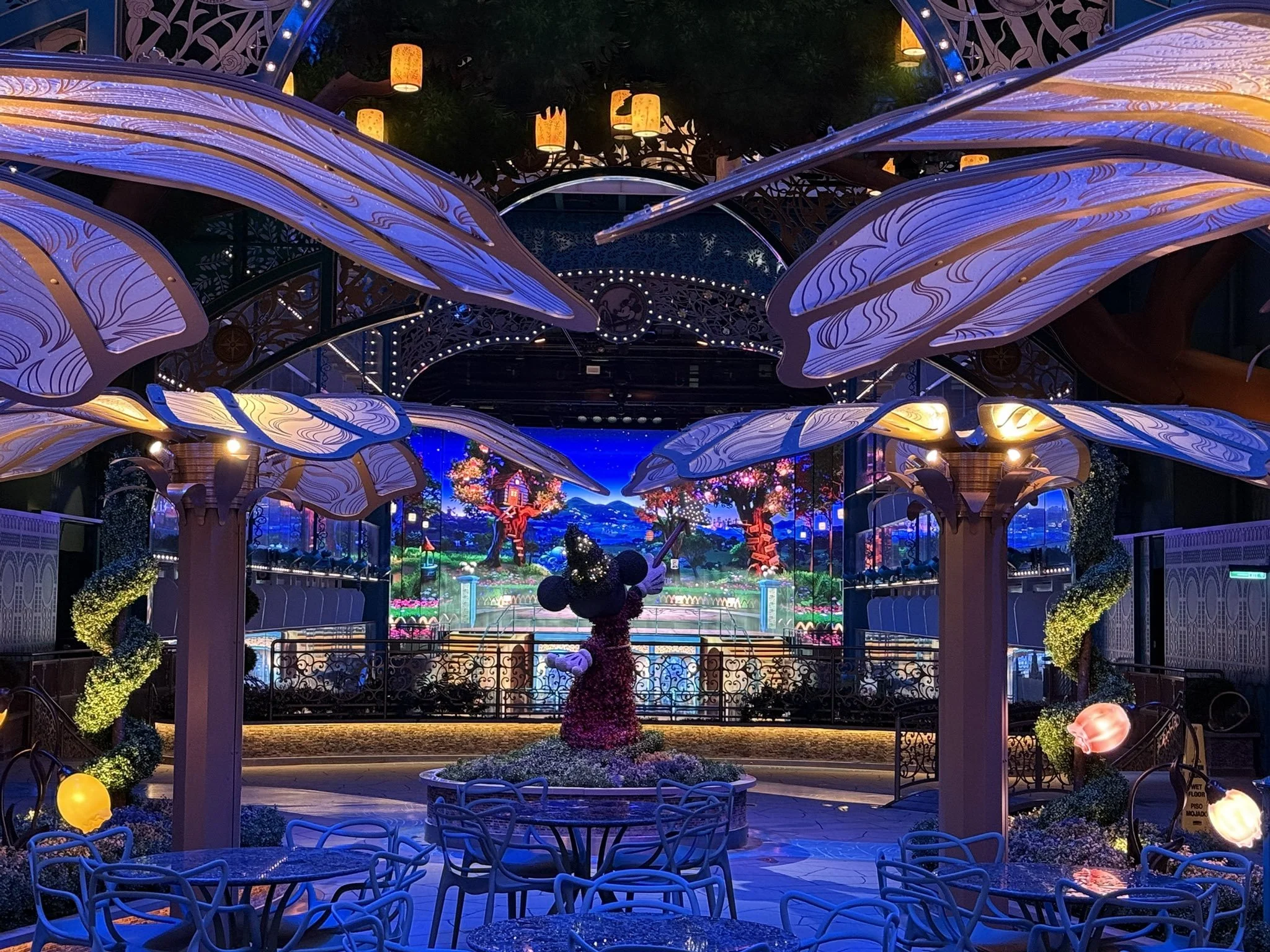 Imagination Garden at Night via Scott Gustin