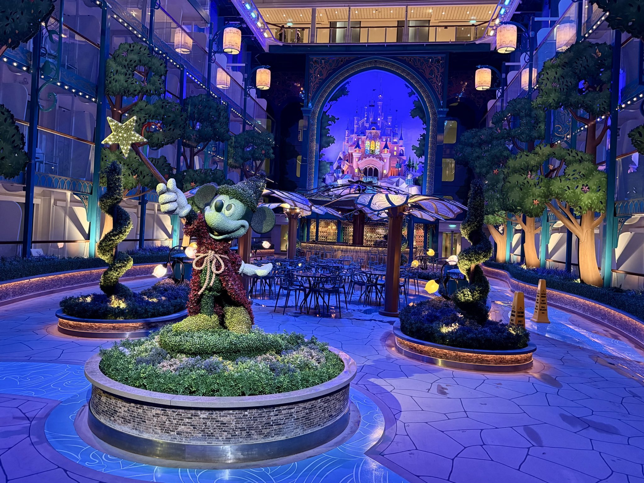 Imagination Garden at Night via Scott Gustin