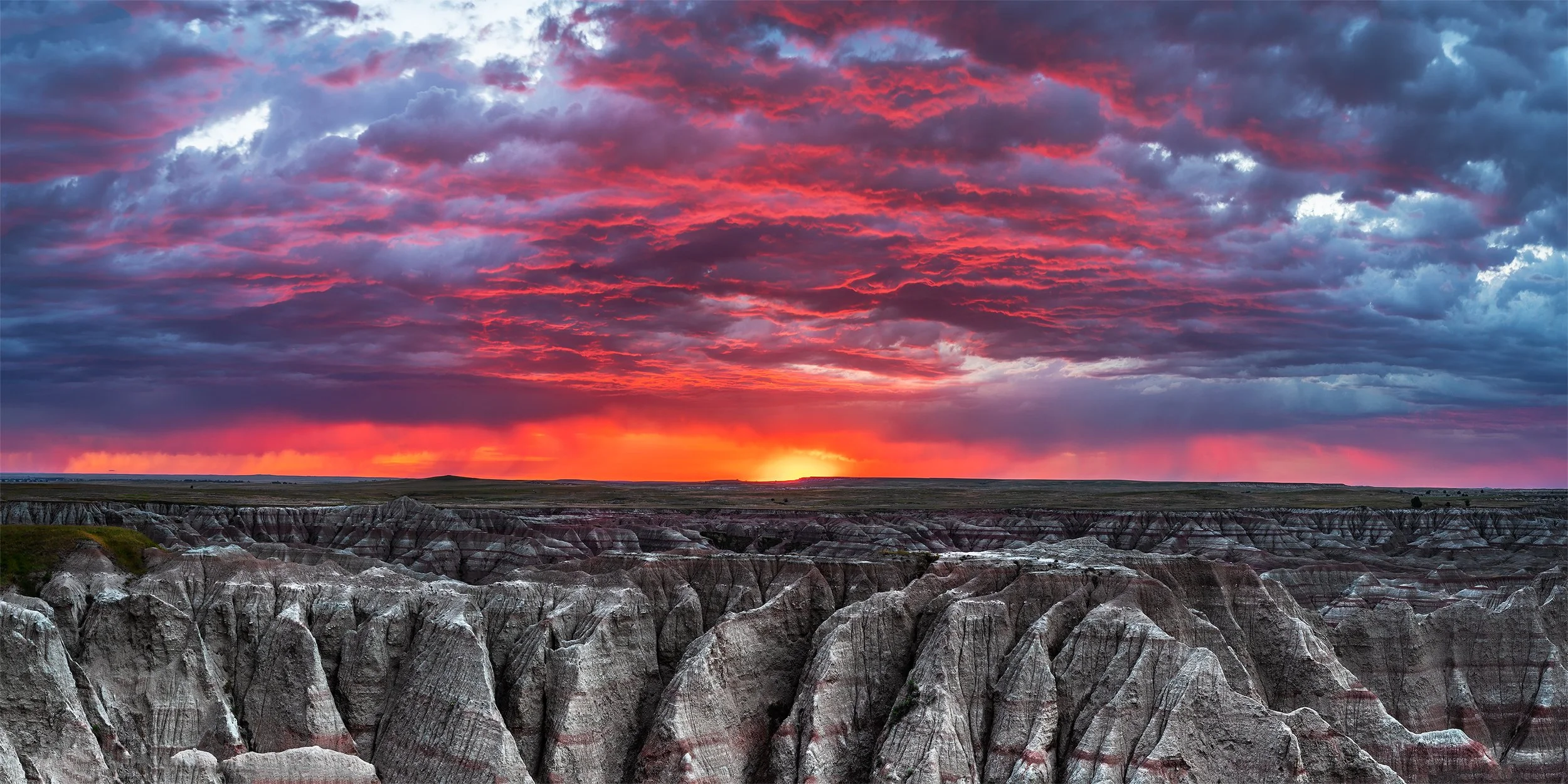 Sunrise in the Badlands