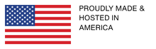 American flag with red and white stripes and a blue field with white stars.