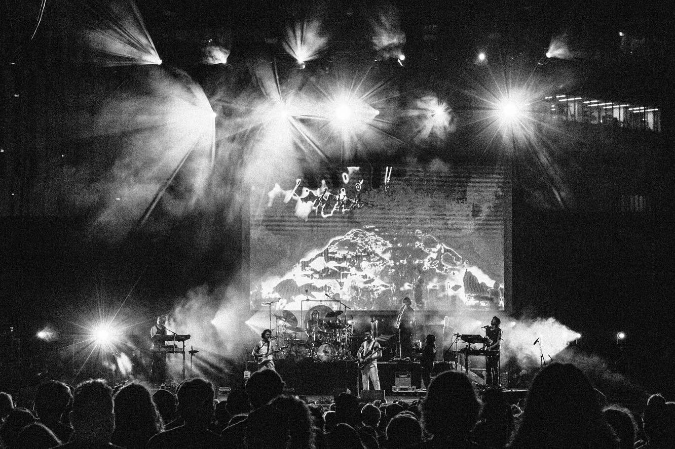 Some fun black & white photos of King Gizzard absolutely shreddddding at Ascend this past August!!
