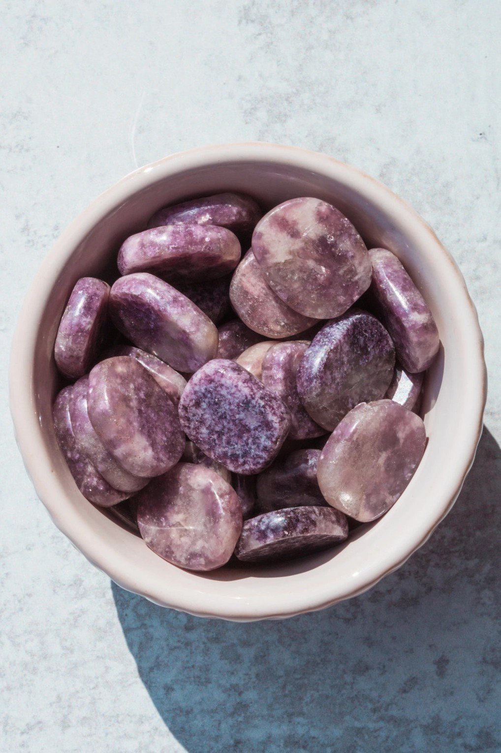 Lepidolite Smooth Stone