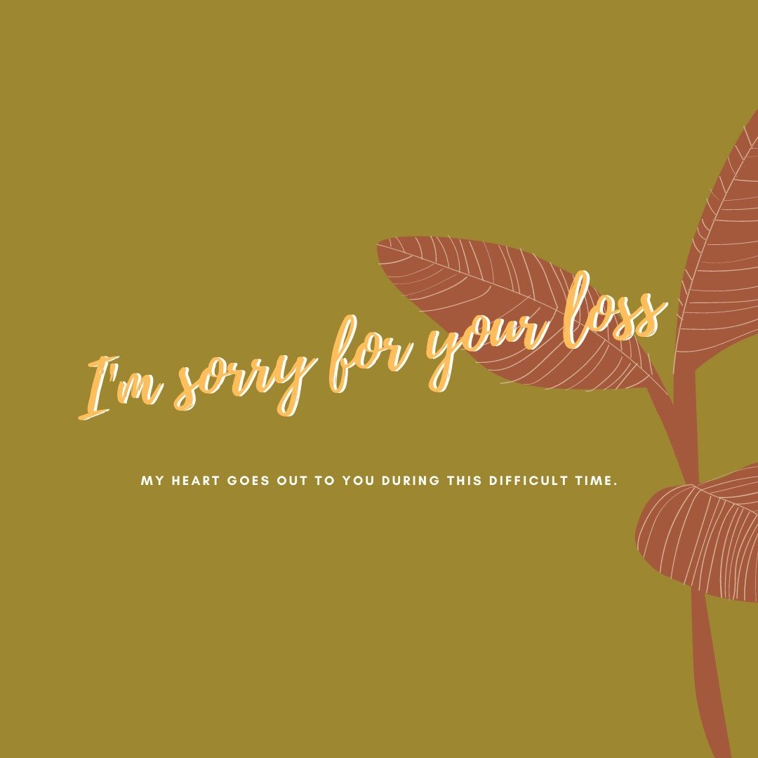 Sorry For Your Loss, Card