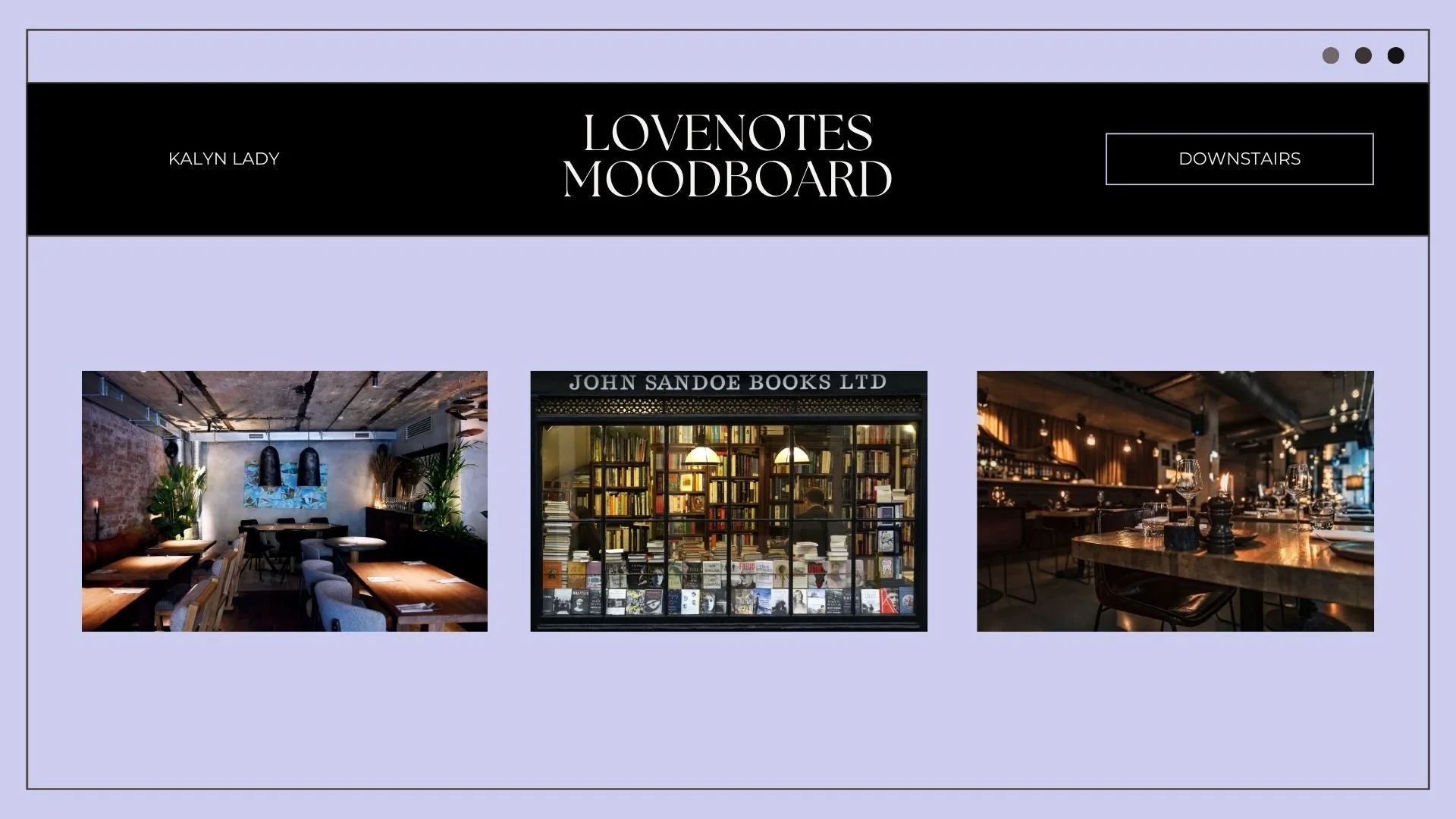 Restaurant (themed, gift shop) — A curated space where guests leave love notes on the walls, preserved in a hidden “speakeasy” archive, blending interactivity, intimacy, and literary play.