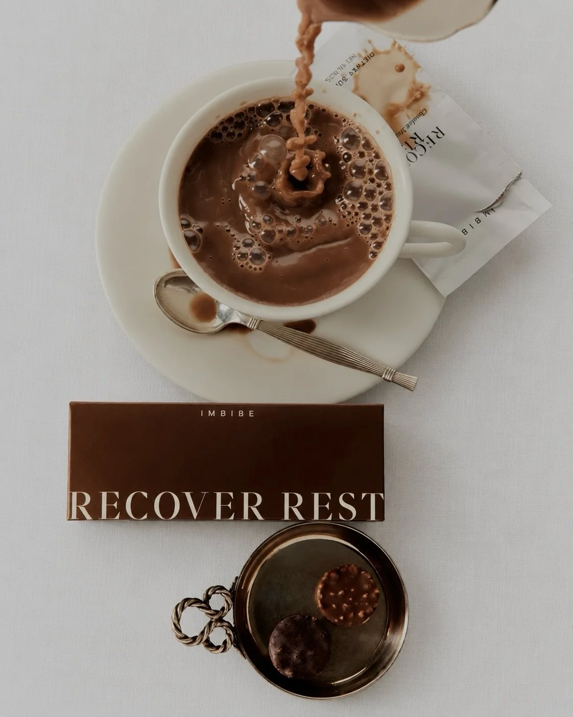 A new addition to your daily ritual. 
Now available at The Ruthy Clinic. 🤎

Meet RECOVER REST by IMBIBE&mdash;a creamy cocoa blend with magnesium, glycine, tryptophan and minerals.

Magnesium supports:
&bull; Normal muscle and nervous system functio
