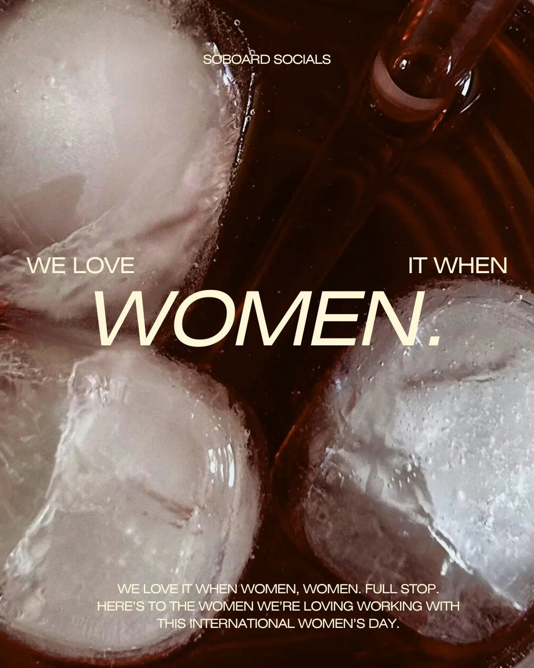 ✨ We love it when women lead, create, and inspire. ✨

This International Women&rsquo;s Day, we&rsquo;re celebrating the incredible women we&rsquo;ve had the privilege of working with this year, from events, to creative entrepreneurs, to athletes, fou