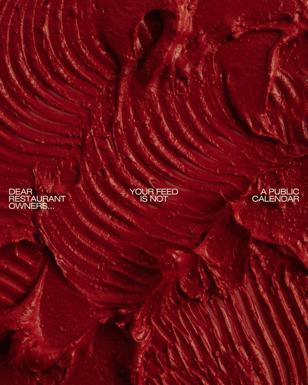 If your content strategy is repeatedly posting about 'what's on' and wondering why no one engages, it's time for re-haul.

People don't take action from information, they take action from emotion. 

Let's bring your experience to life online.

#sunsh