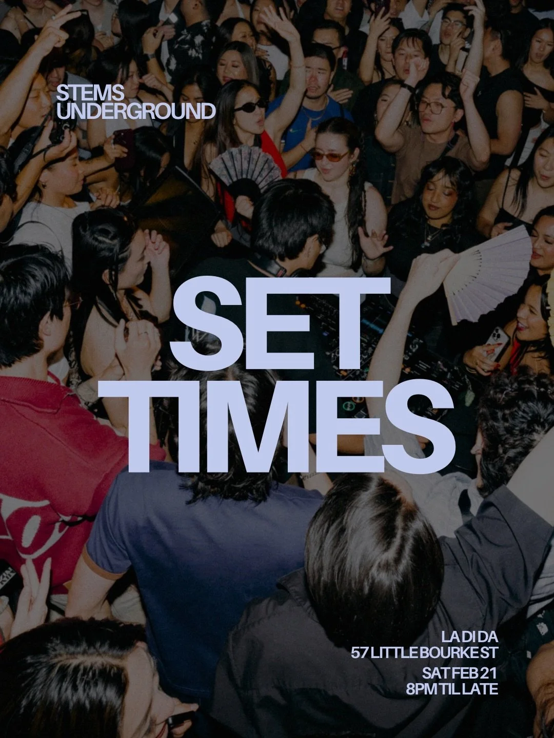 𝐒𝐄𝐓 𝐓𝐈𝐌𝐄𝐒 𝐅𝐎𝐑 𝐓𝐇𝐈𝐒 𝐒𝐀𝐓𝐔𝐑𝐃𝐀𝐘 ⚠️

𝟐 𝐃𝐀𝐘𝐒 𝐓𝐎 𝐆𝐎.

Grab your tickets in our bio!! 🎟️  
Can&rsquo;t wait to see you on the dancefloor. 🪩