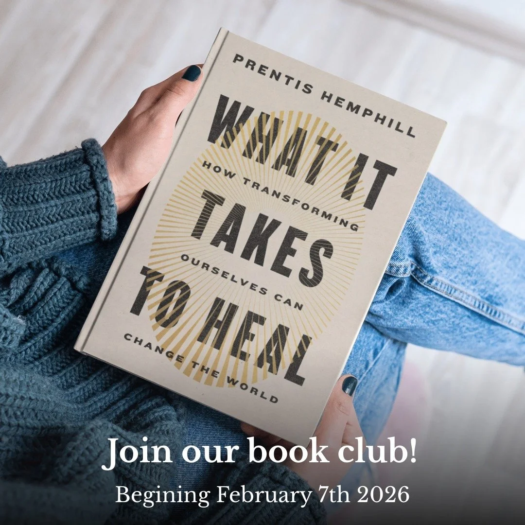 It&rsquo;s not too late to join our free book club for What It Takes to Heal by Prentis Hemphill. The book explores why activism and healing must move together, reminding us that liberation without care risks recreating the very harm it seeks to undo