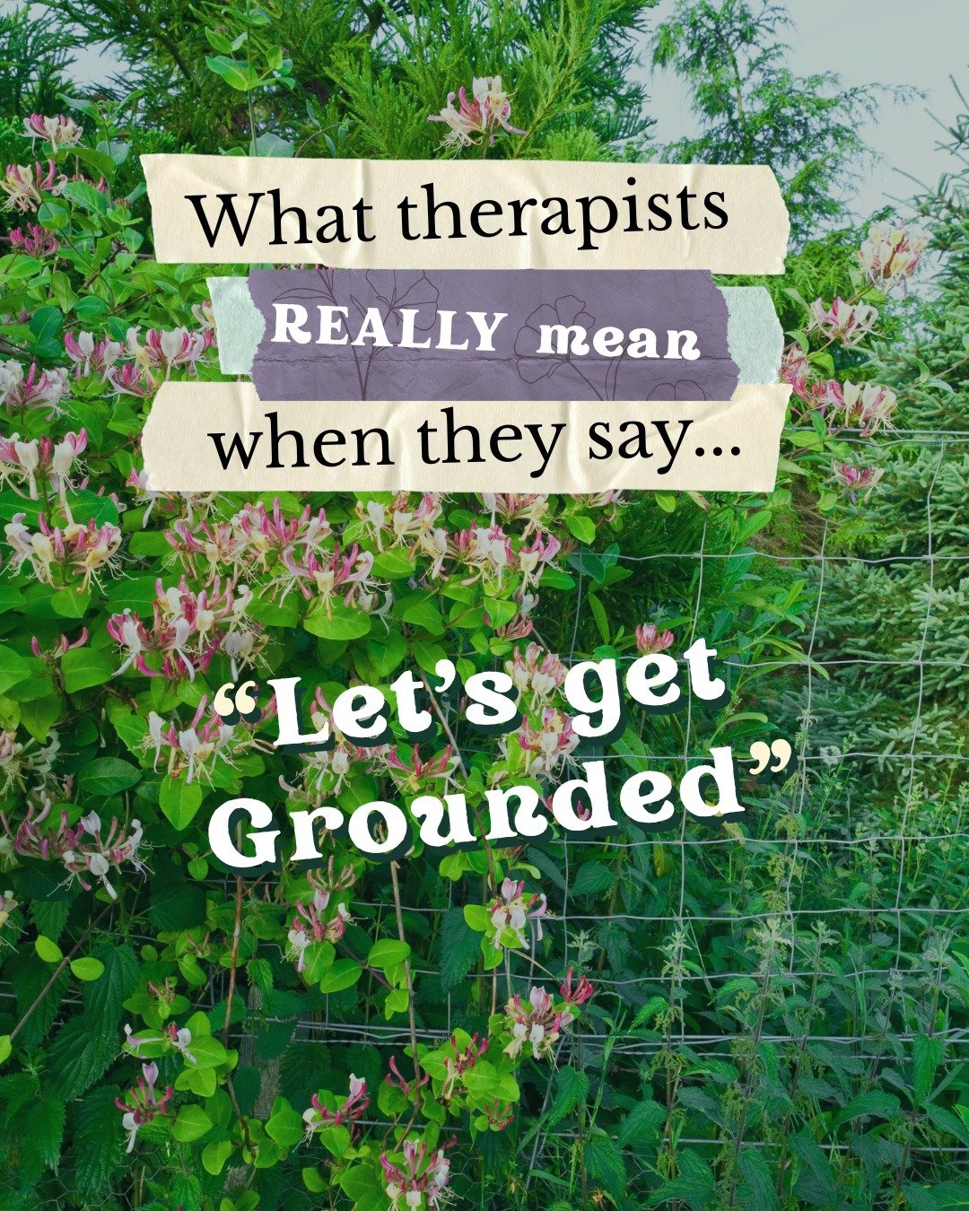 &ldquo;Grounding&rdquo; can sound like therapy jargon until someone explains it.

For us, it often means helping the body slow down enough to reconnect with the present moment.

What helps you feel grounded lately?

#MentalHealth #Grounding #TraumaIn