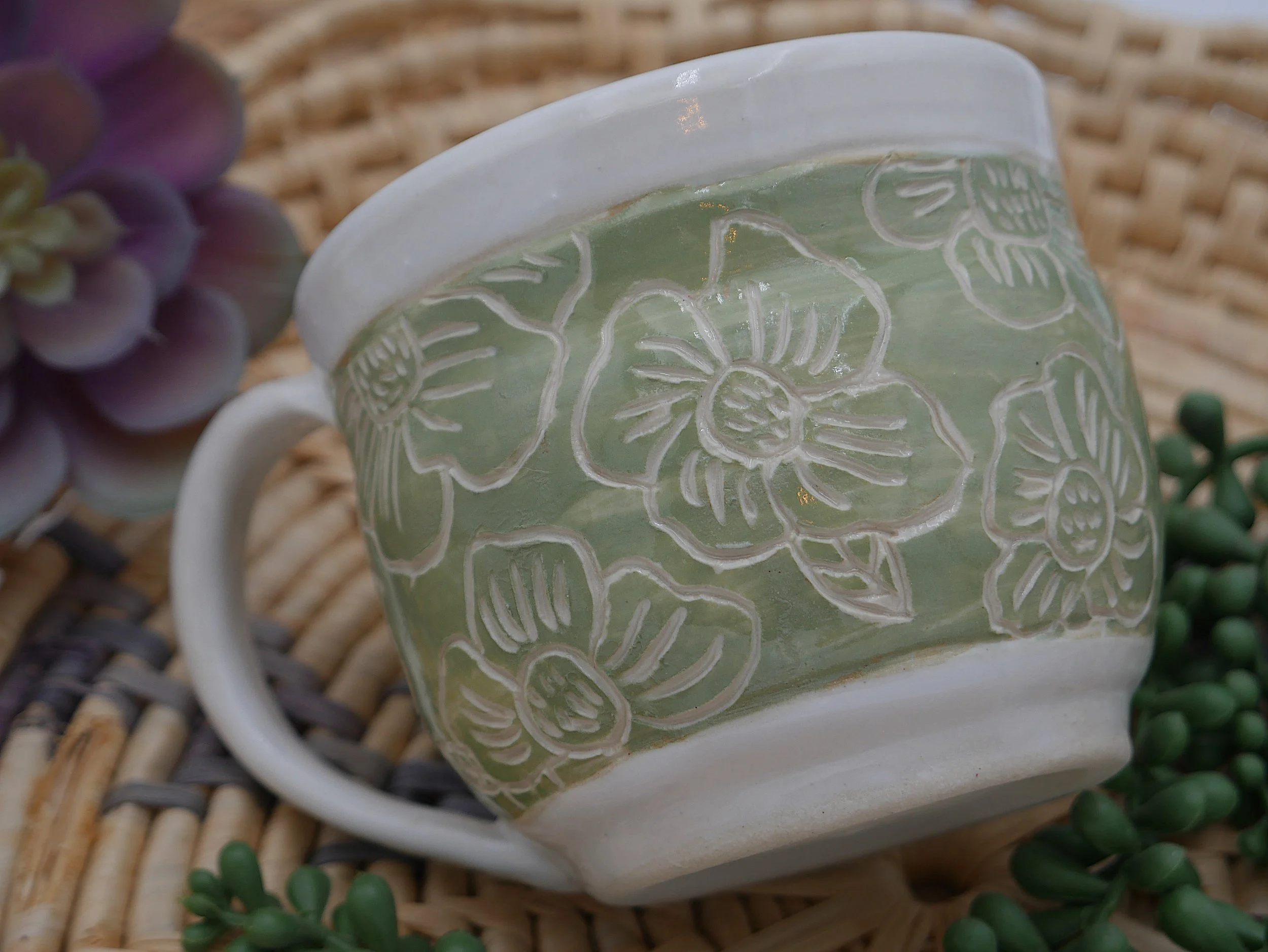 Green "Luau-Lover" Mug