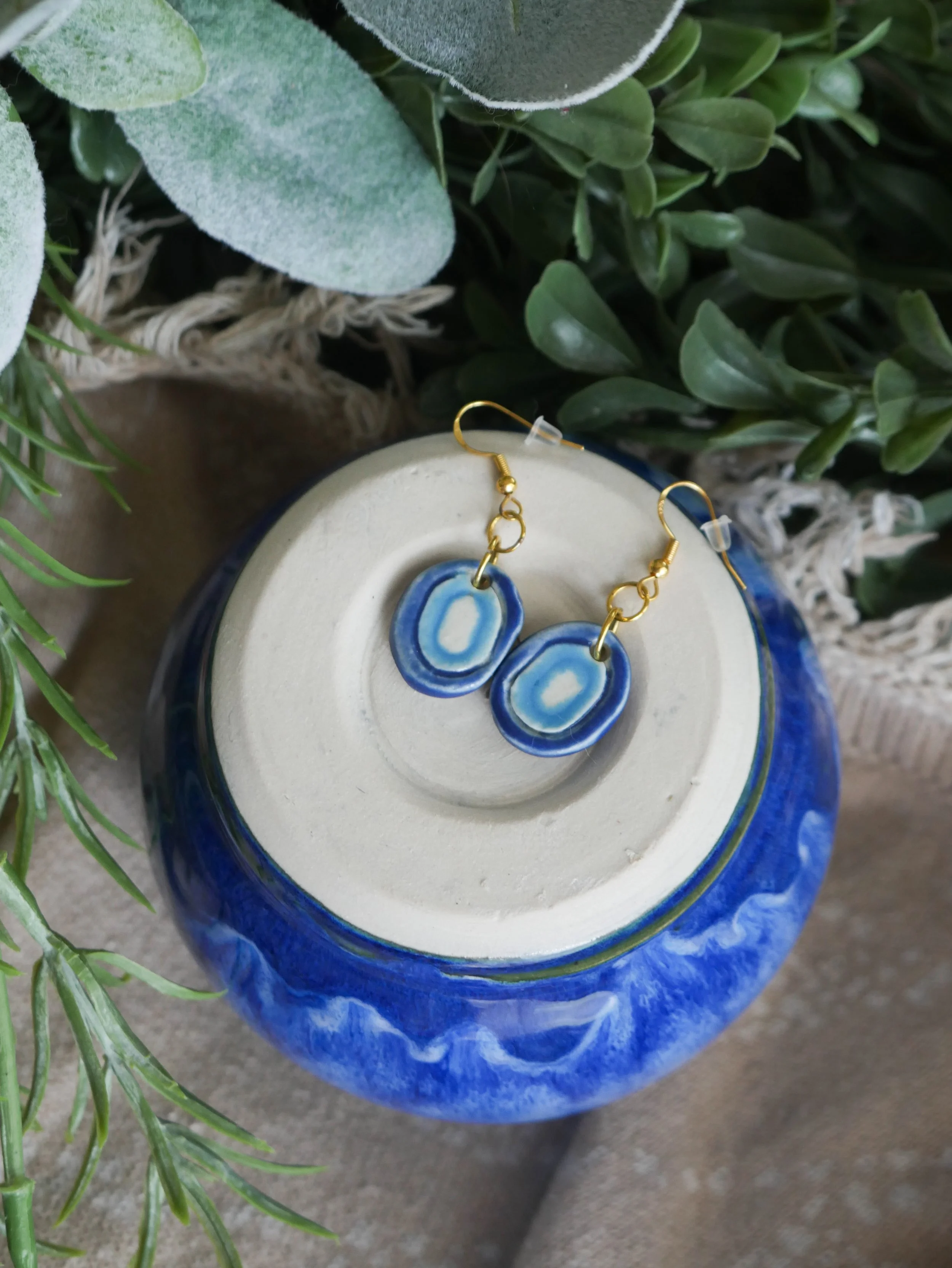 "Ice Skating" Earrings