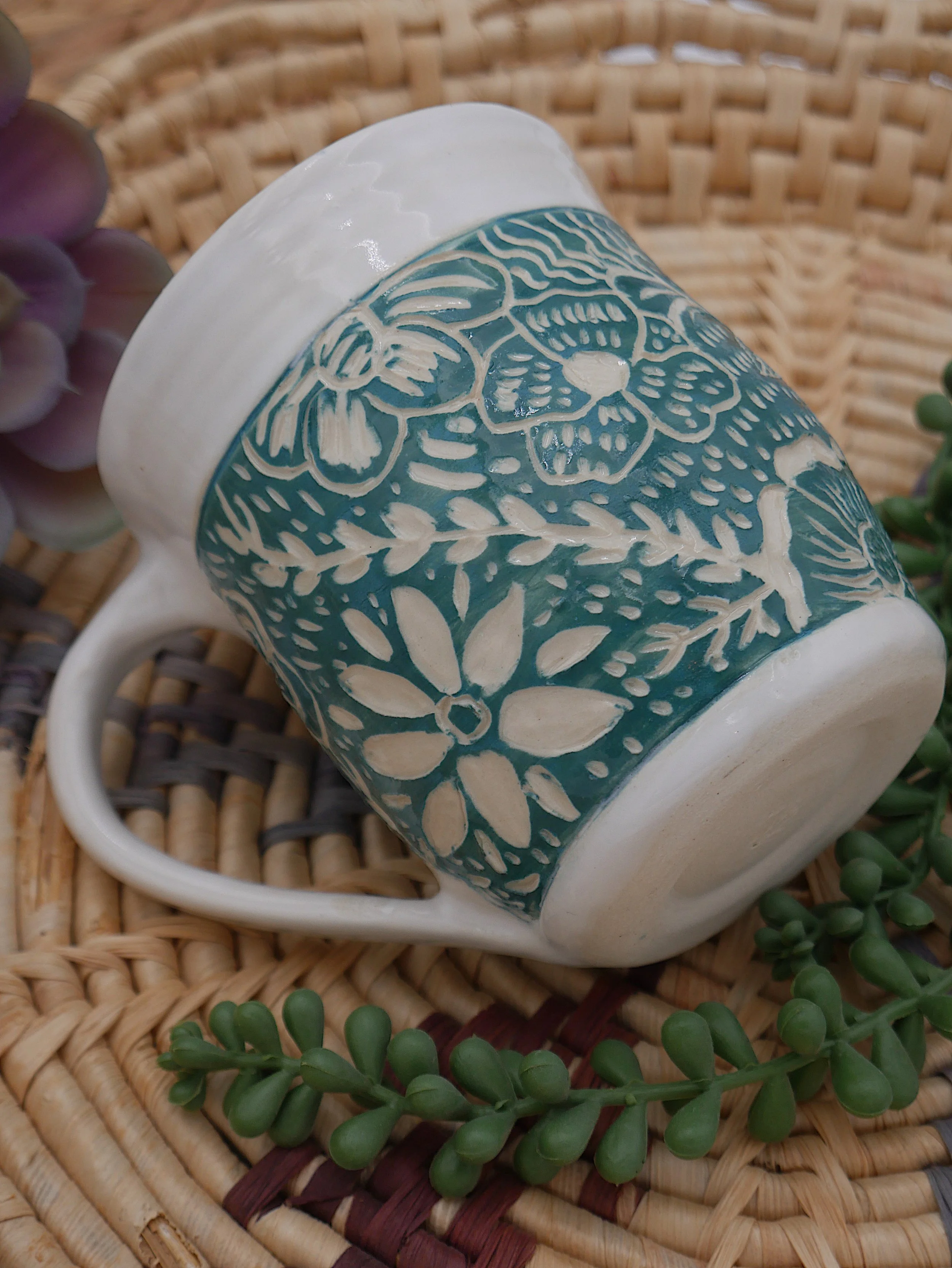 "Floral Wonder" Mug