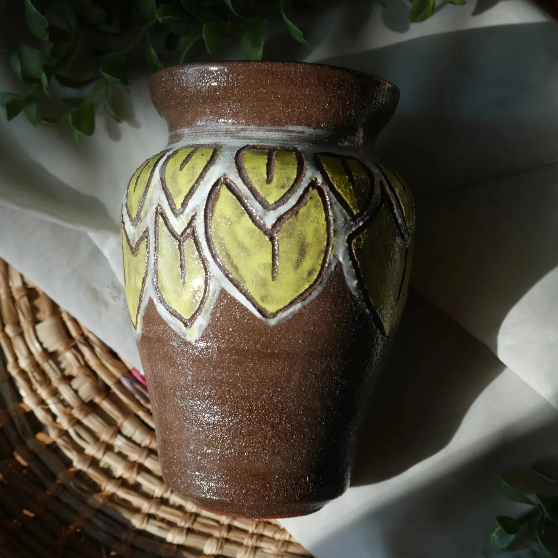 "Kansas Sunflower" Vase