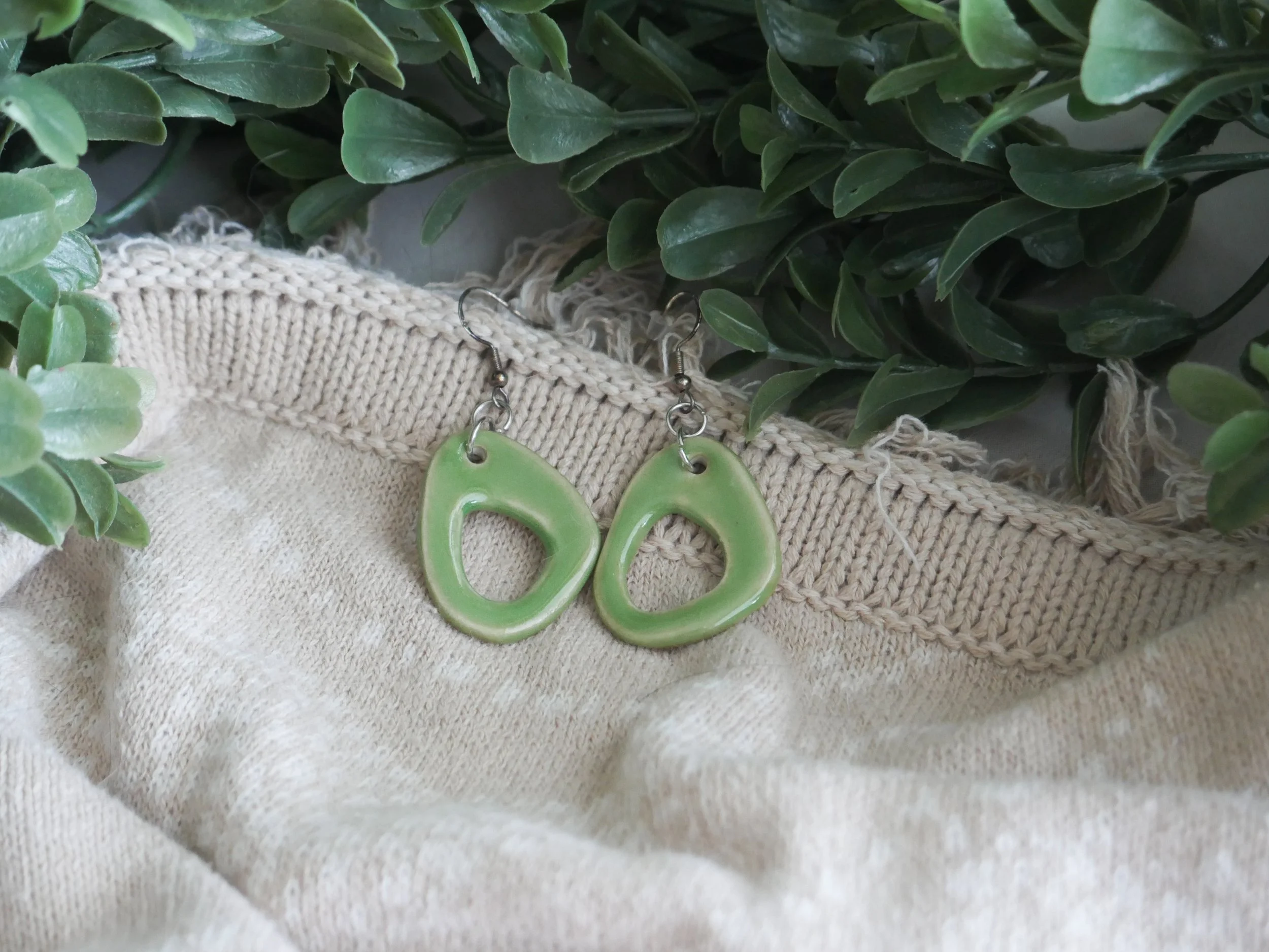 "Jade Forest" Earrings