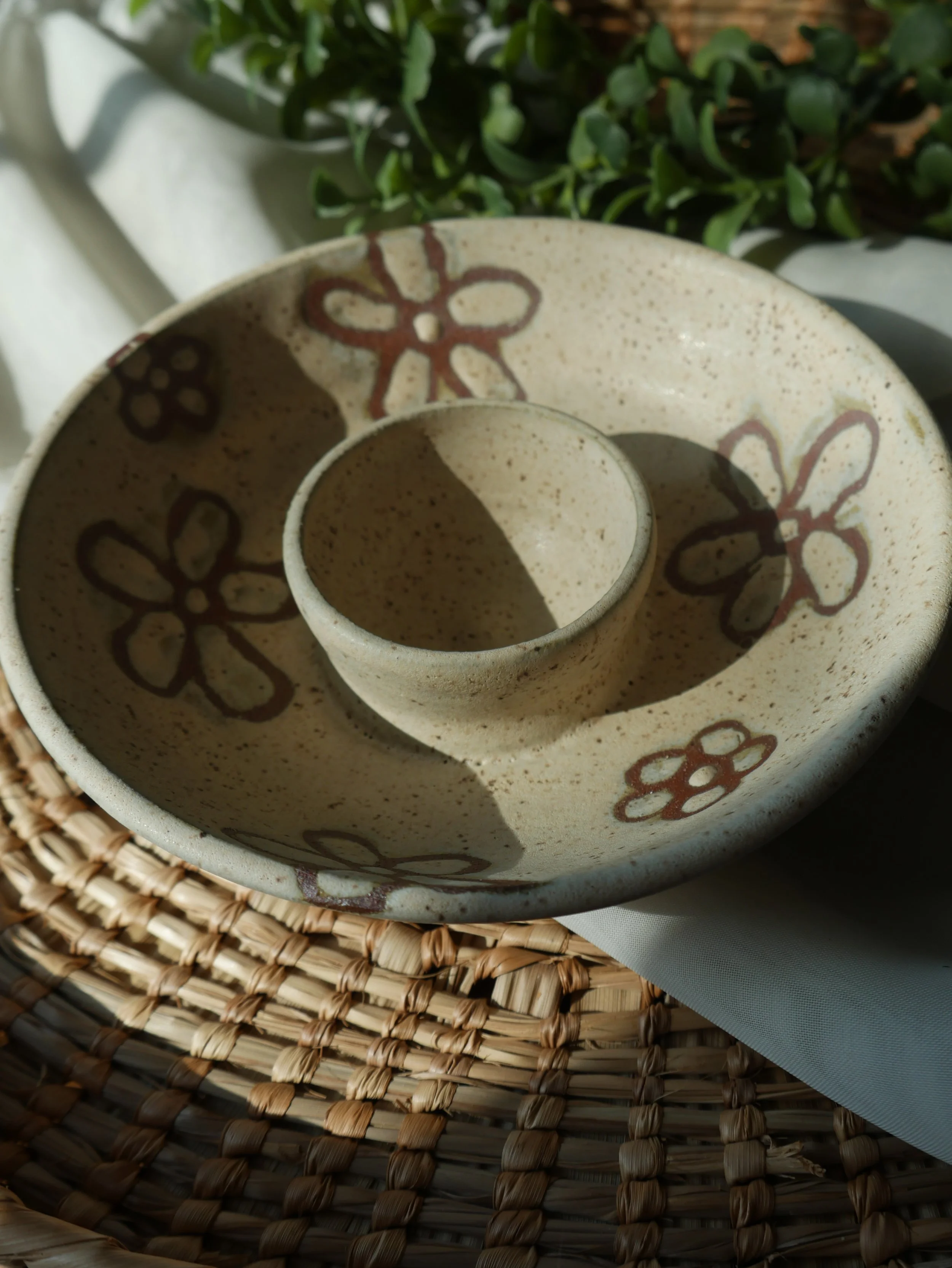 " All Mine" Chip and Dip Bowl