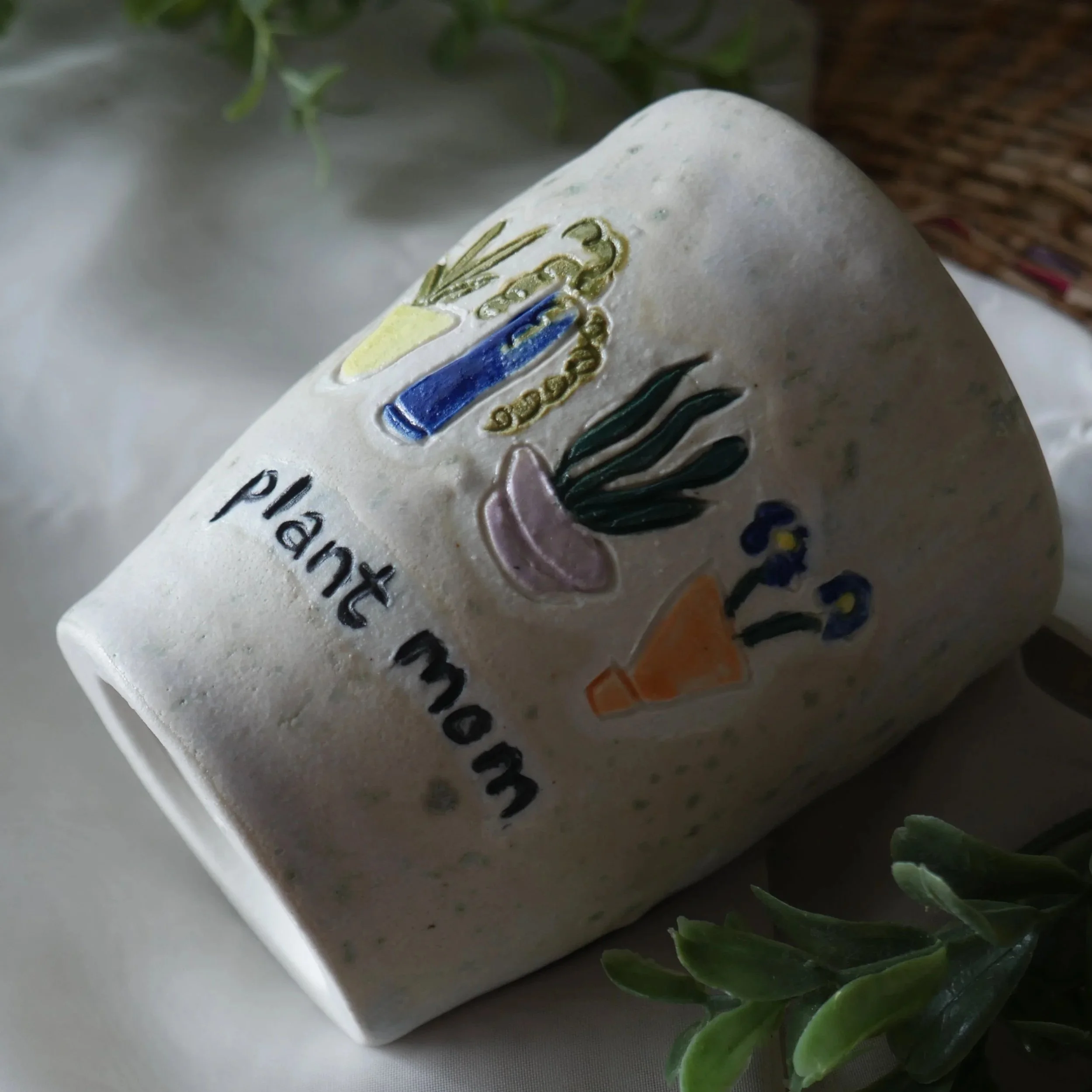 "Plant Mom" Planter