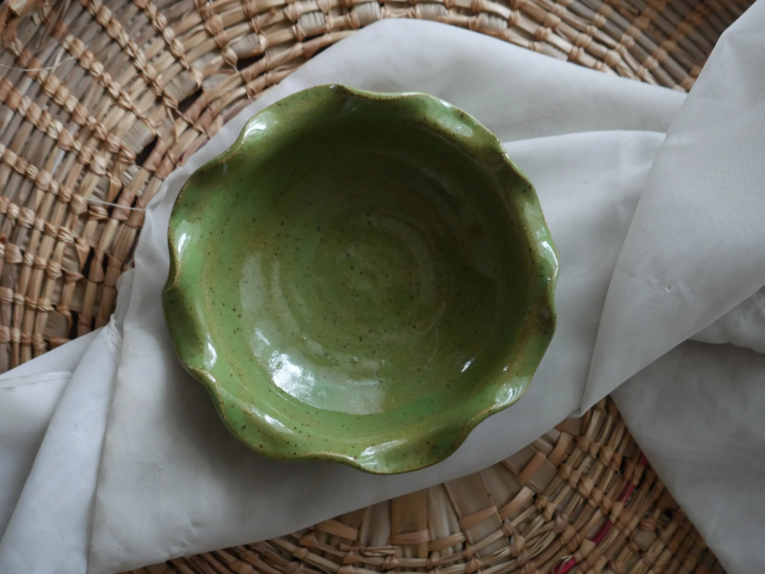 "Green Apple" Trinket Bowl