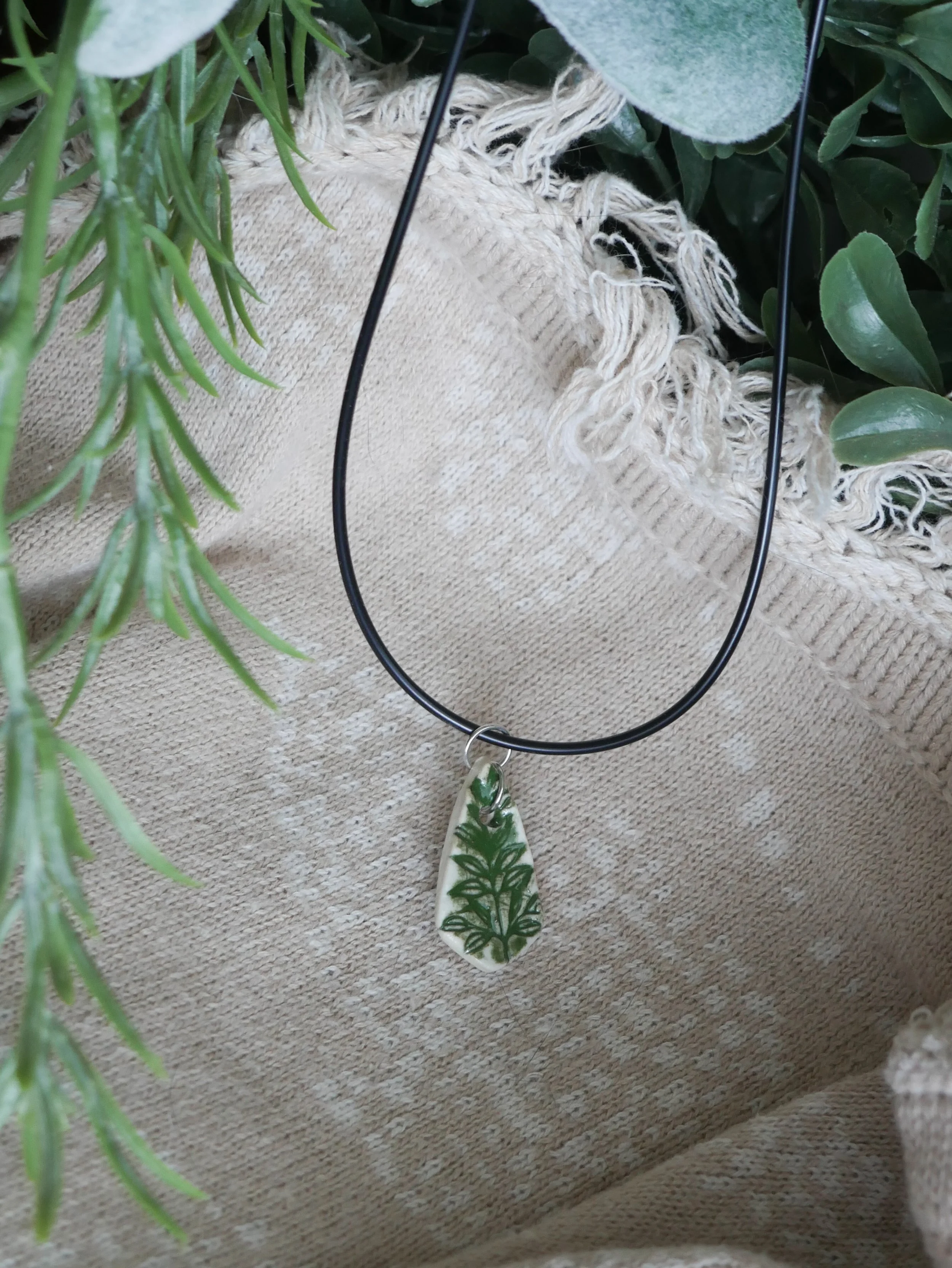"Fern Flower" Necklace