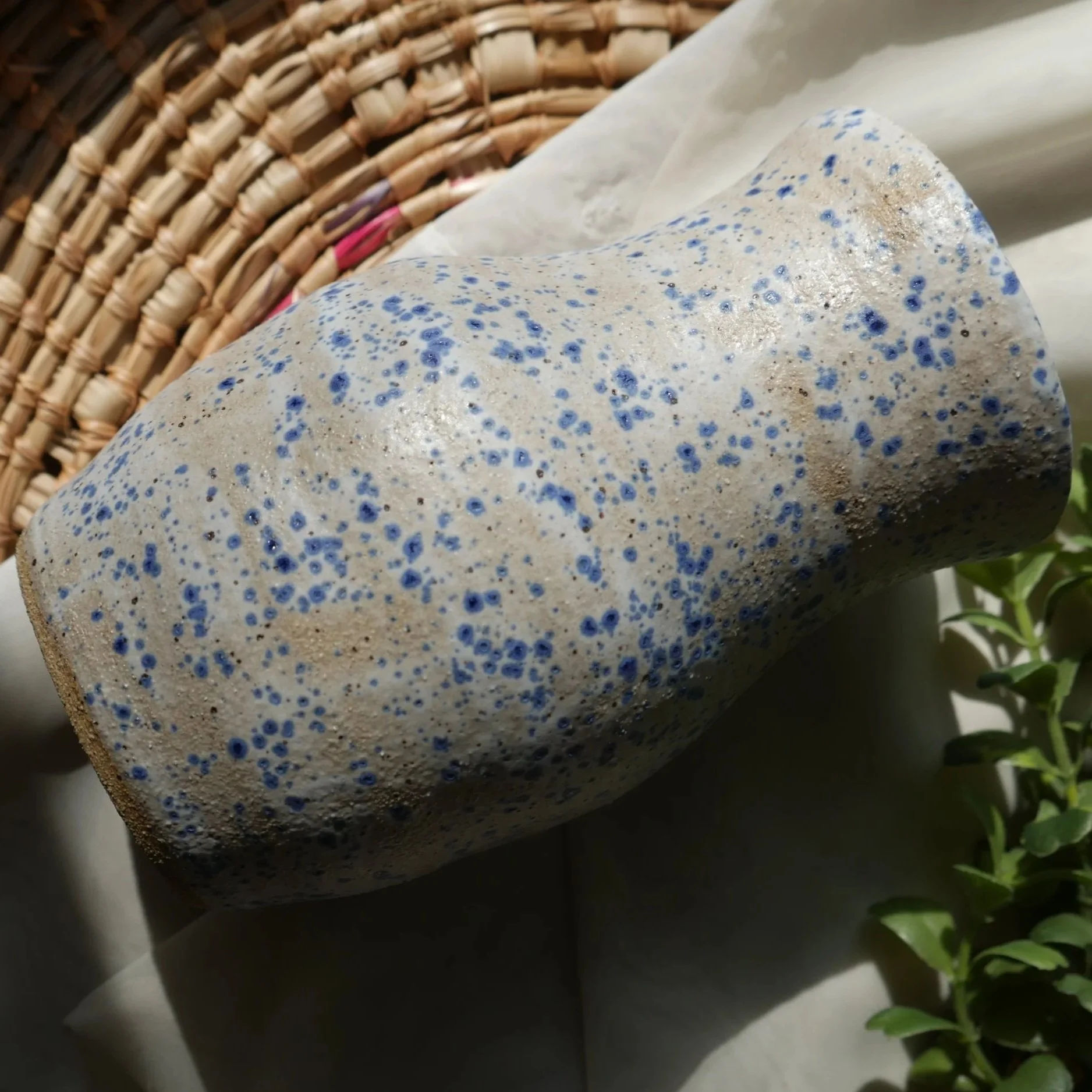 "Speckled Mist" Vase