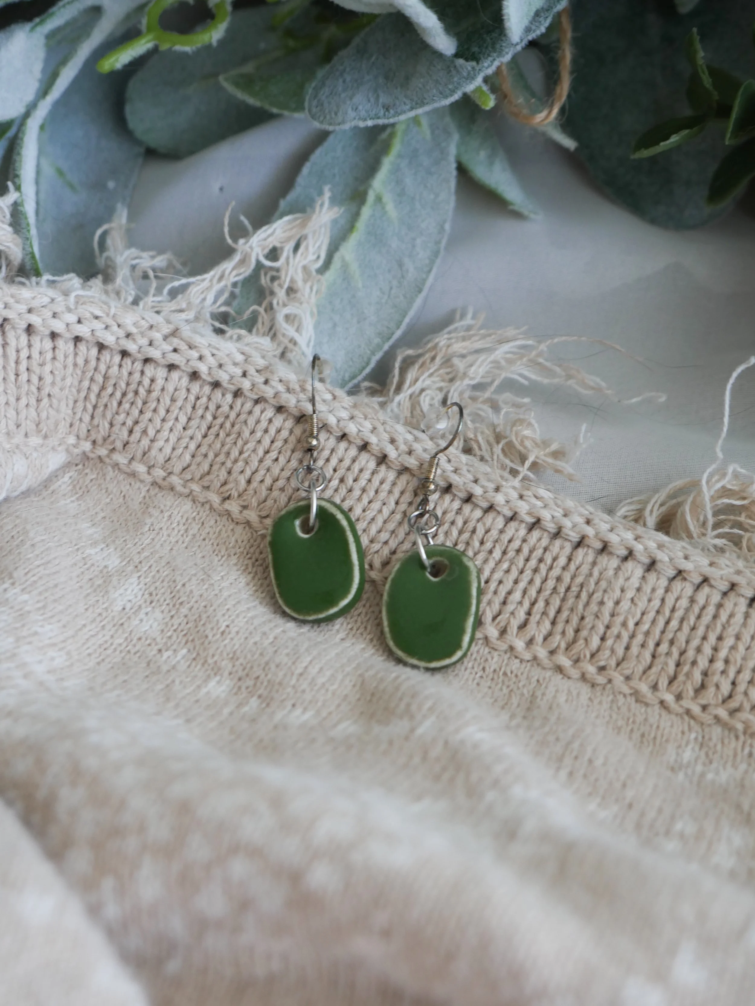 "Kylee Green" Earrings
